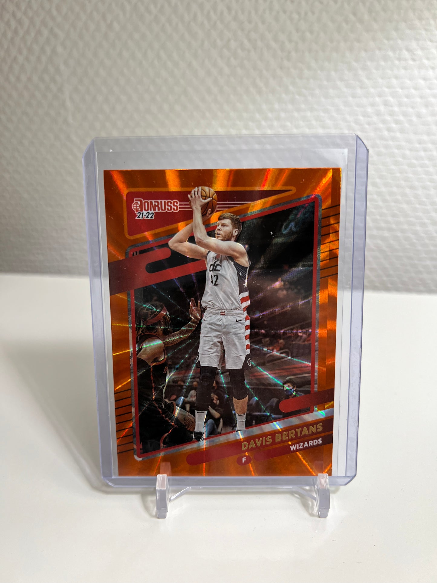 Donruss 21-22 - Davis Bertans Orange Laser - Washington Wizards