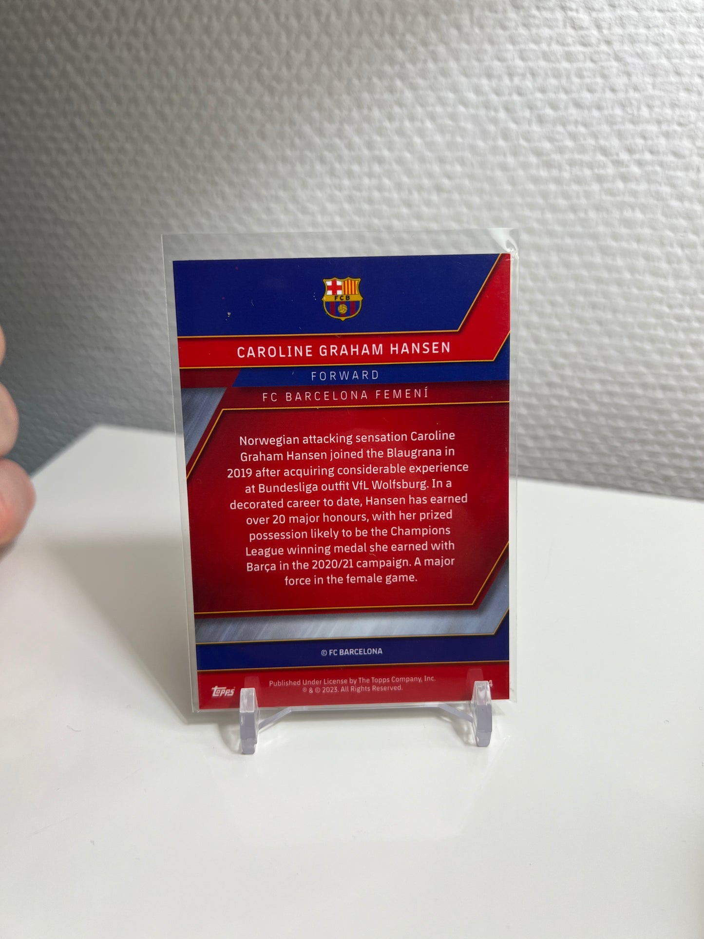 Chrome 22-23 - Caroline Graham Hansen Profile - FC Barcelona