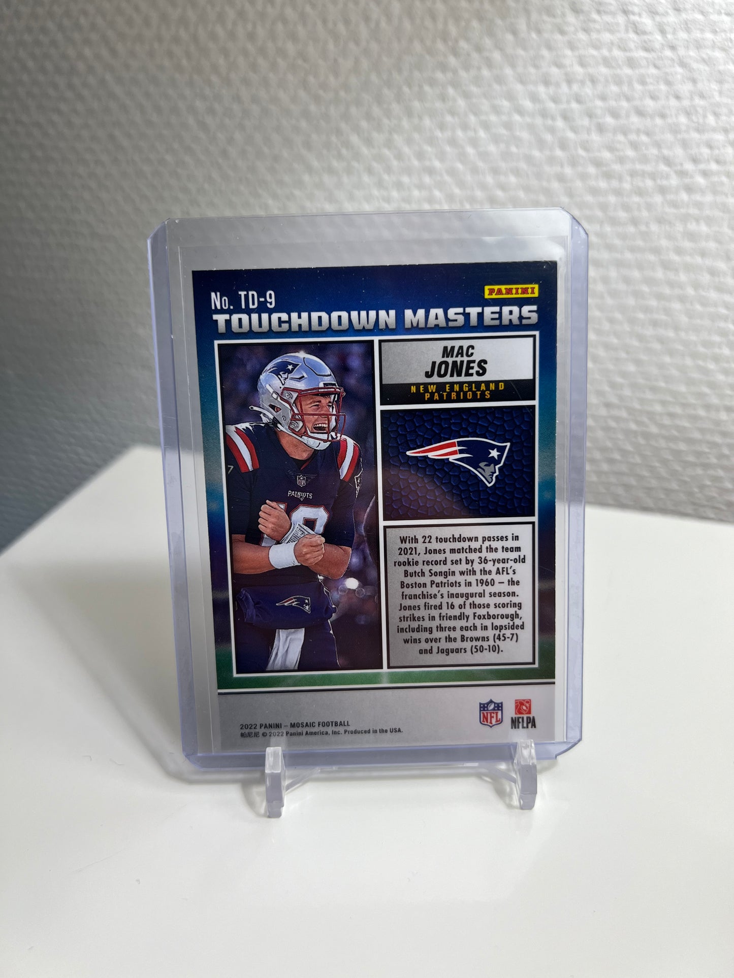 Mosaic 22 - Mac Jones Touchdown Masters - New England Patriots #TD-9