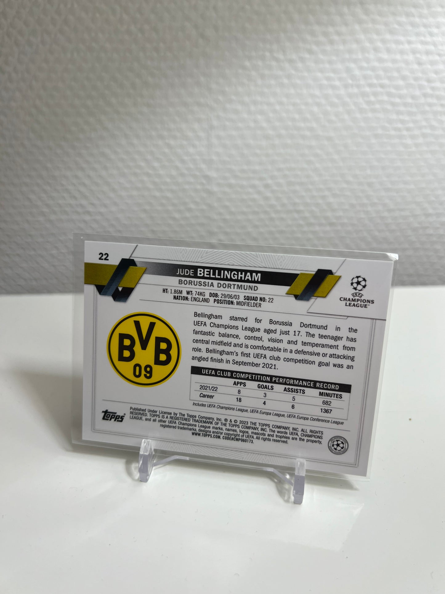 Chrome 22-23 - Jude Bellingham - Borussia Dortmund