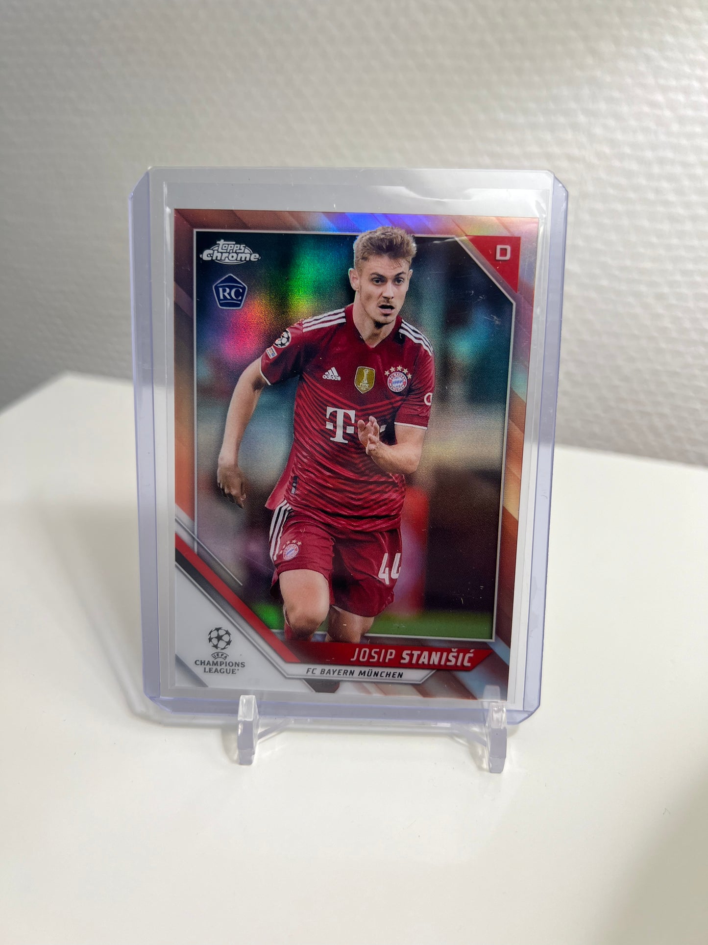 Chrome 21-22 - Josip Stanisic Rose Gold /125 RC-Card - FC Bayern München