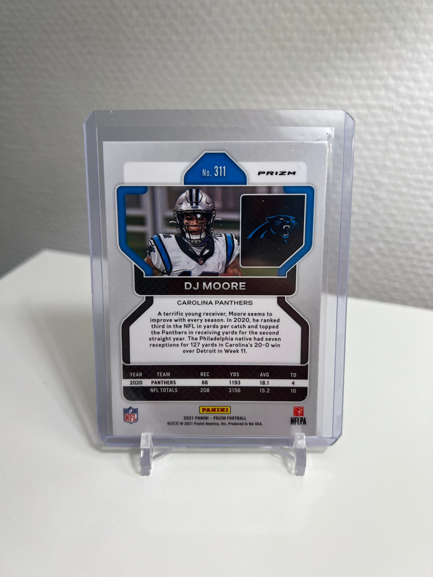 Prizm 21 - DJ Moore - Carolina Panthers