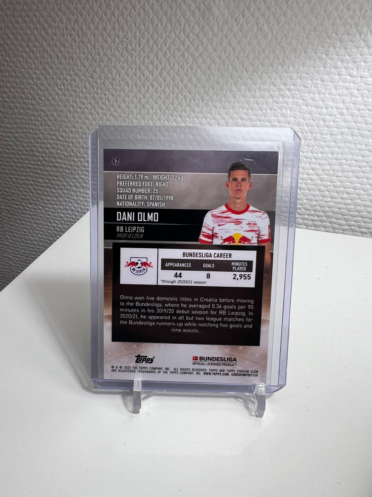 Stadium Club Chrome 21-22 - Dani Olmo Wave - RB Leipzig