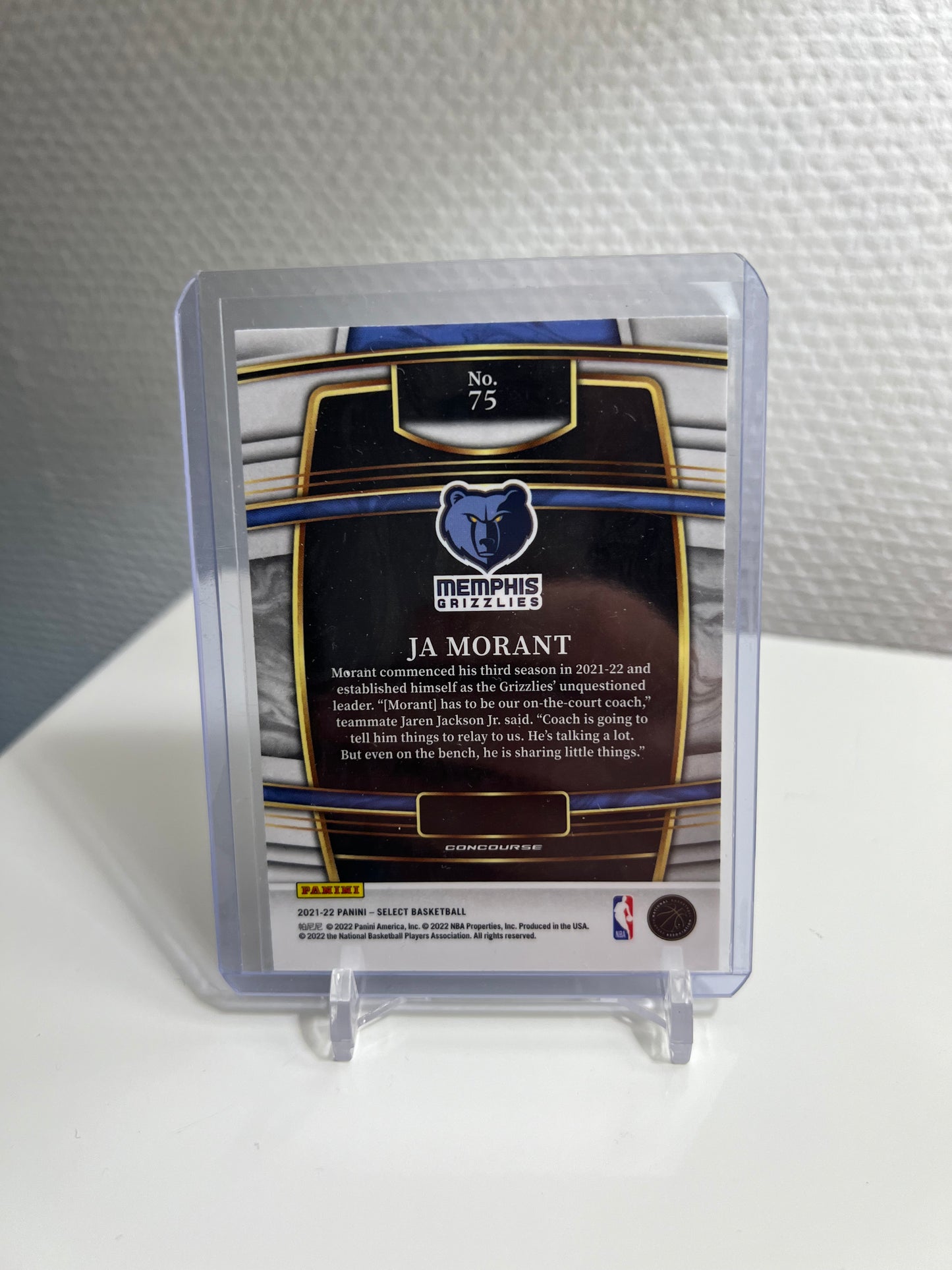 Select 21-22 - Ja Morant Concourse - Memphis Grizzlies
