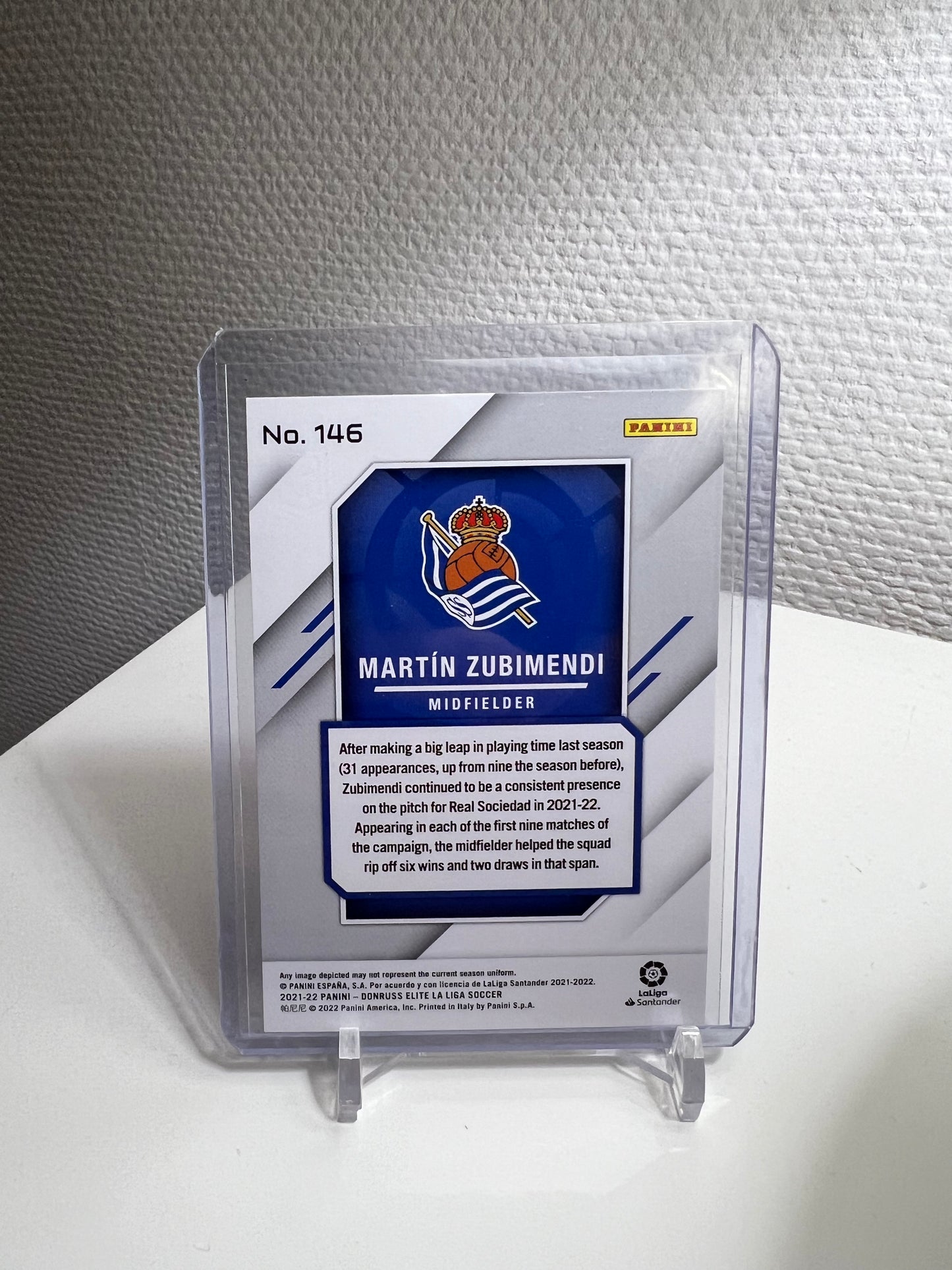 Donruss Elite 21-22 - Martin Zubimendi Red Explosion - Real Sociedad San Sebastian