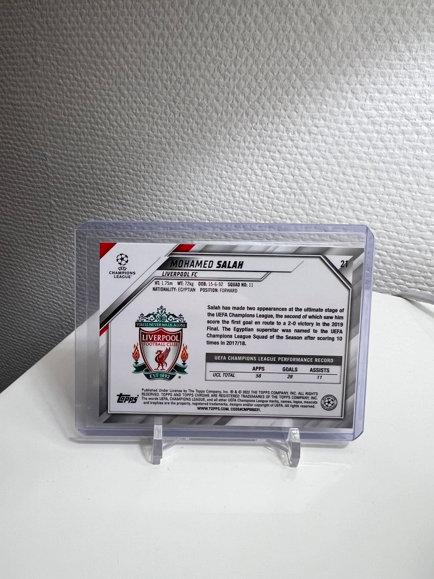 Chrome 21-22 - Mohamed Salah Ray Wave - FC Liverpool