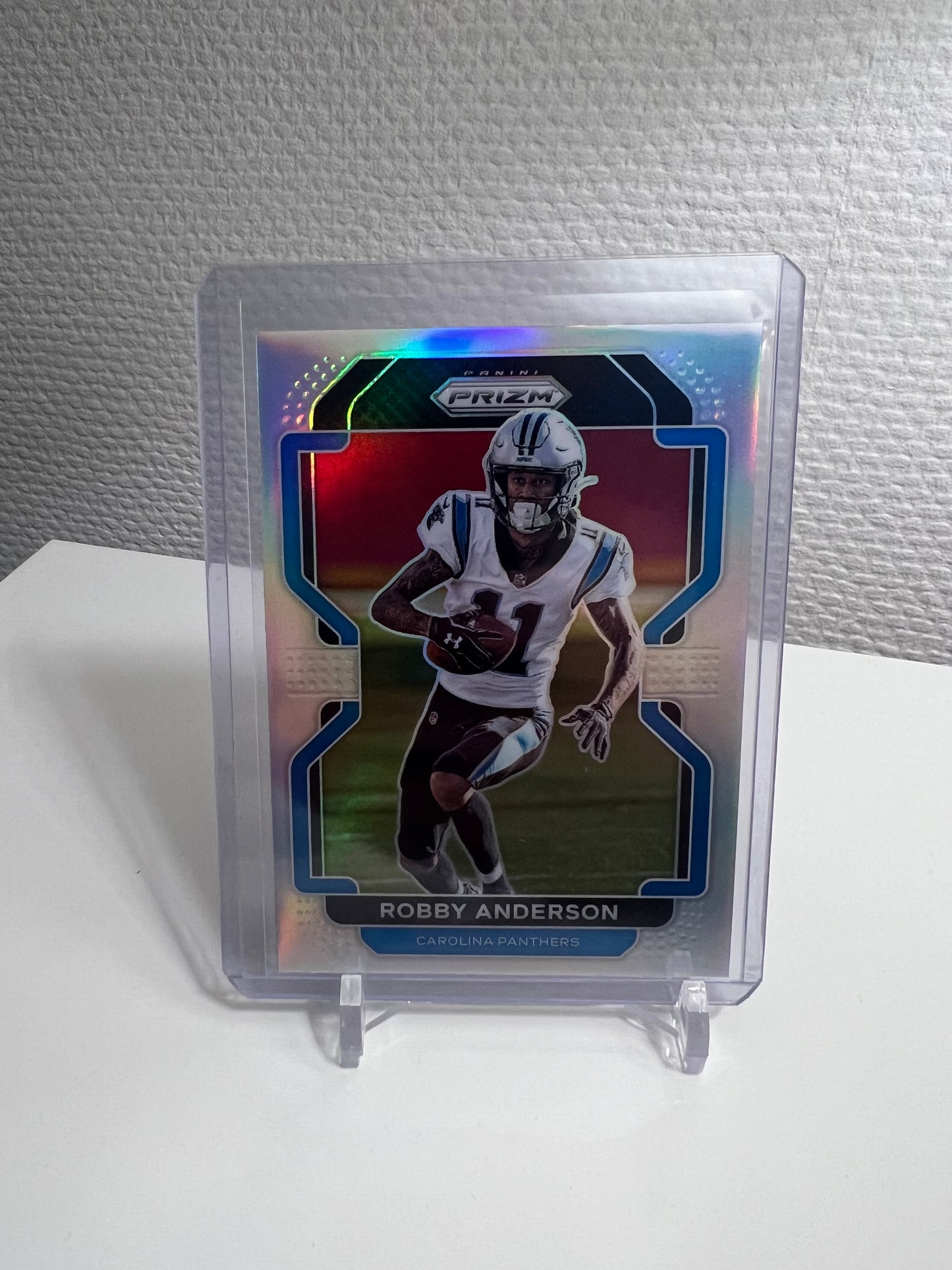 Prizm 21 - Robby Anderson Silver Prizm - Carolina Panthers