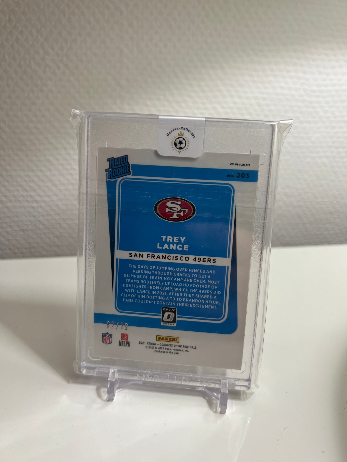 Donruss Optic 21 - Trey Lance Rated Rookie /79 Orange Scope Prizm - San Francisco 49ers