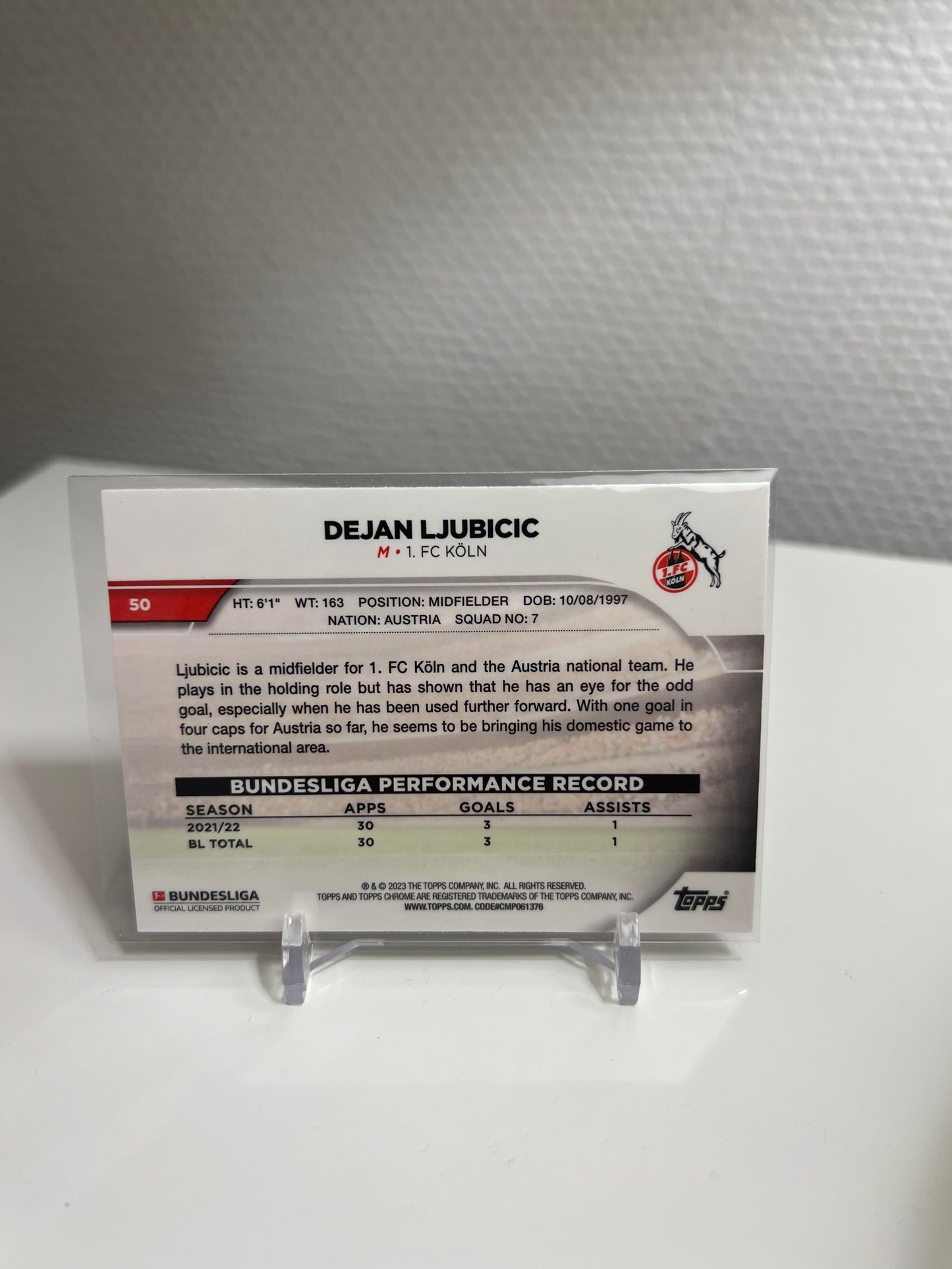 Chrome 22-23 - Dejan Ljubicic - 1. FC Köln