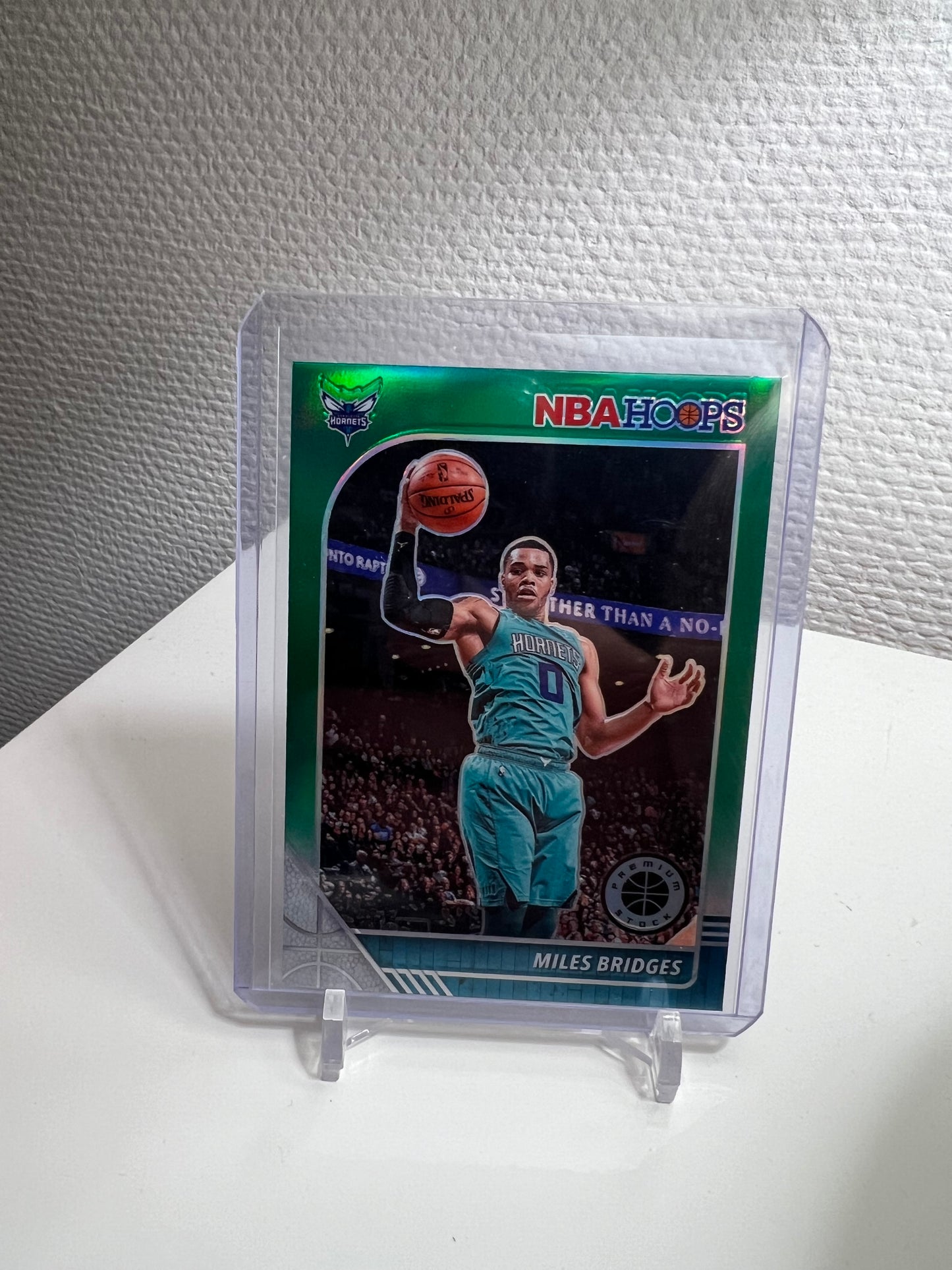 Hoops Premium Stock 19-20 - Miles Bridges Green Prizm - Charlotte Hornets