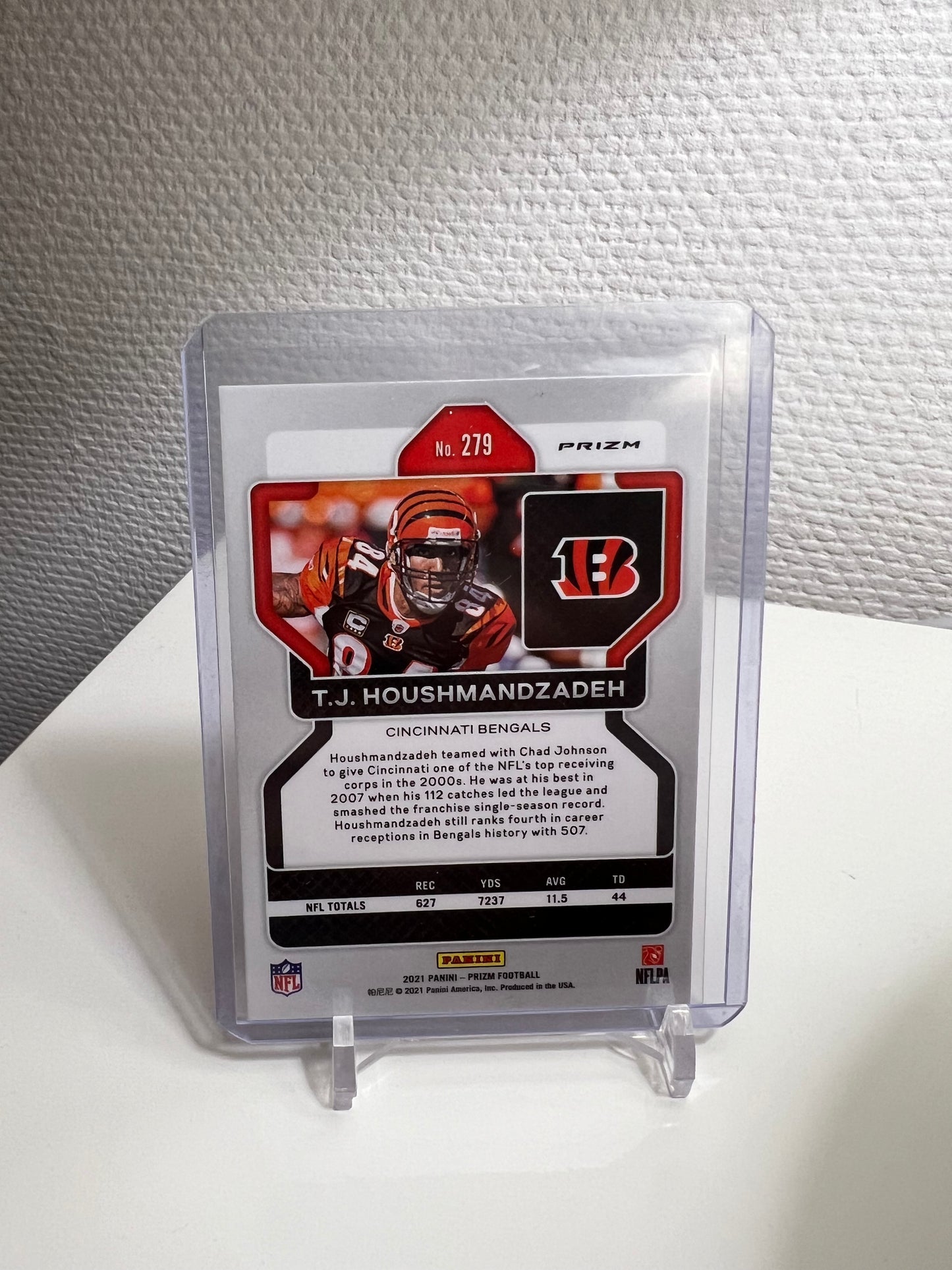 Prizm 21 - T.J. Houshmandzadeh Orange Velocity - Cincinnati Bengals