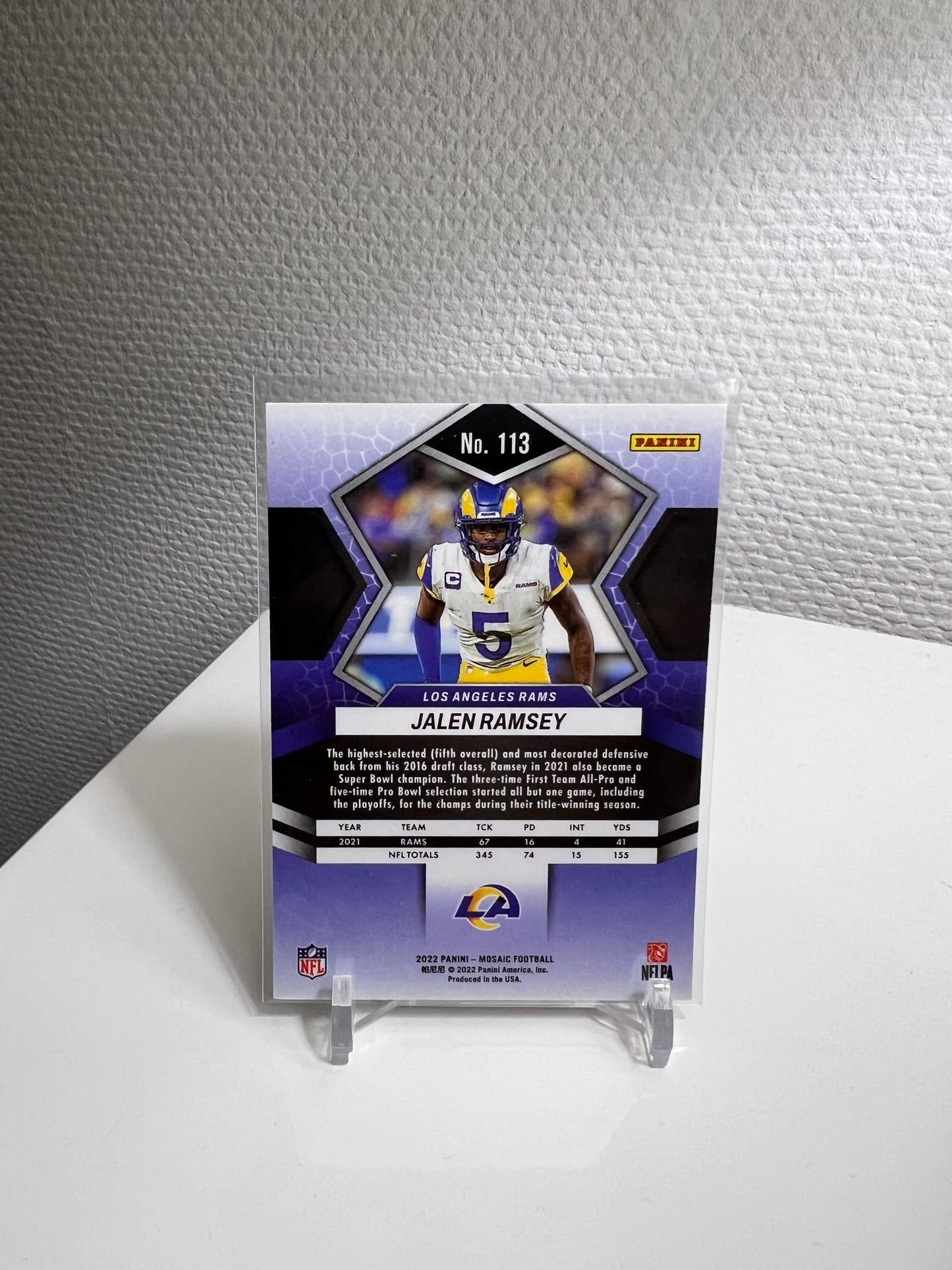 Mosaic 22 - Jalen Ramsey - Los Angeles Rams