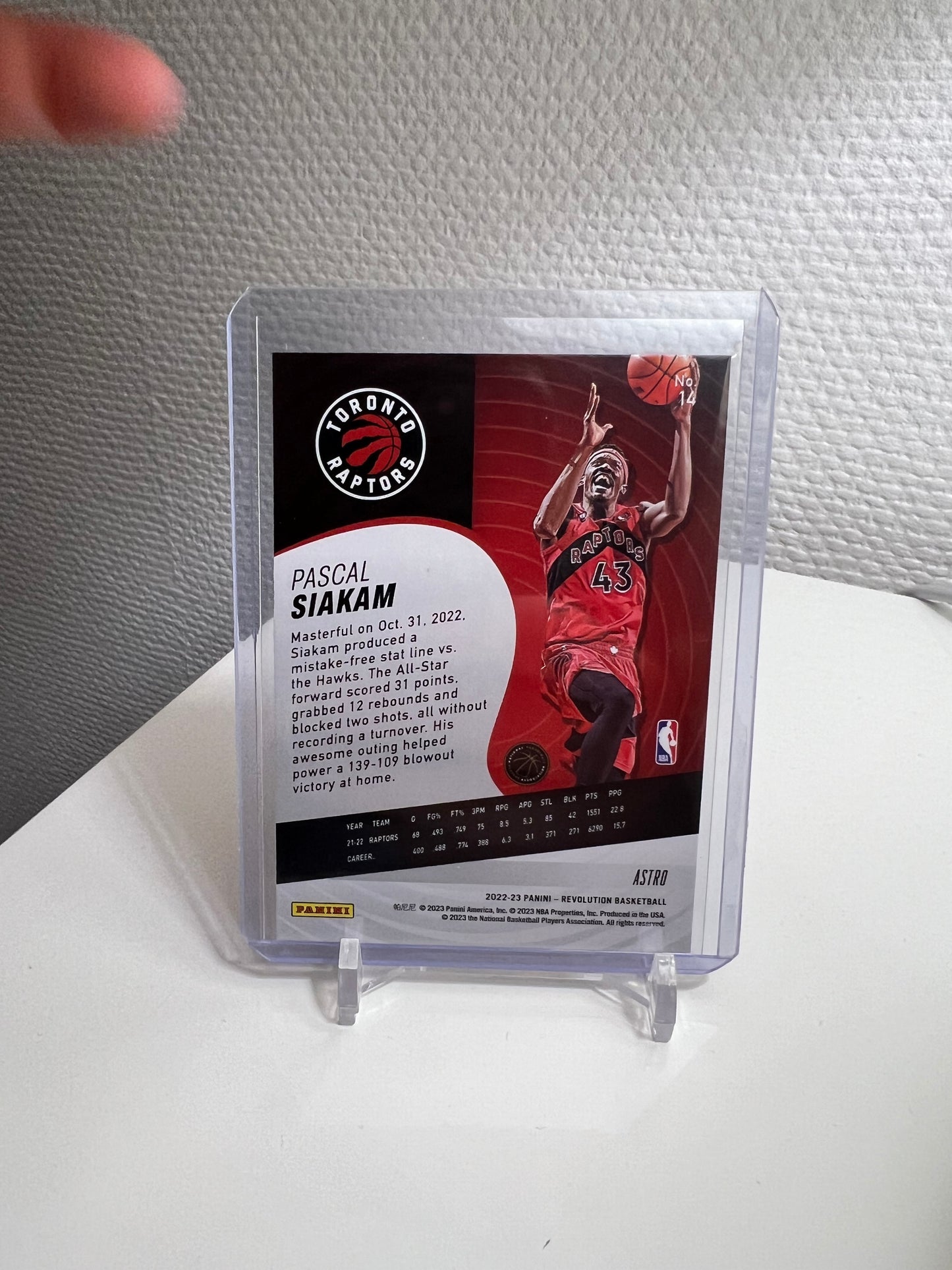 Revolution 22-23 - Pascal Siakam Astro - Toronto Raptors