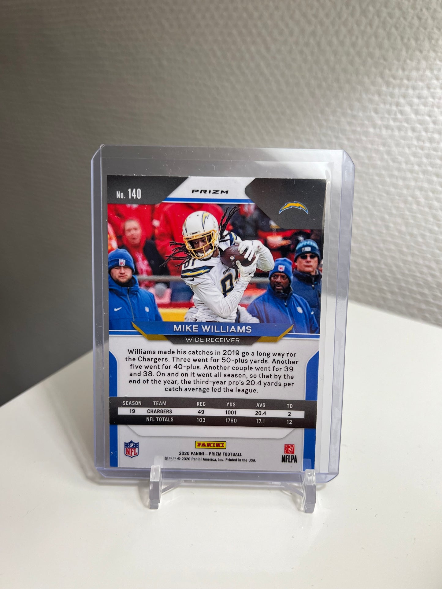 Prizm 20 - Mike Williams Tri-Color - Los Angeles Chargers