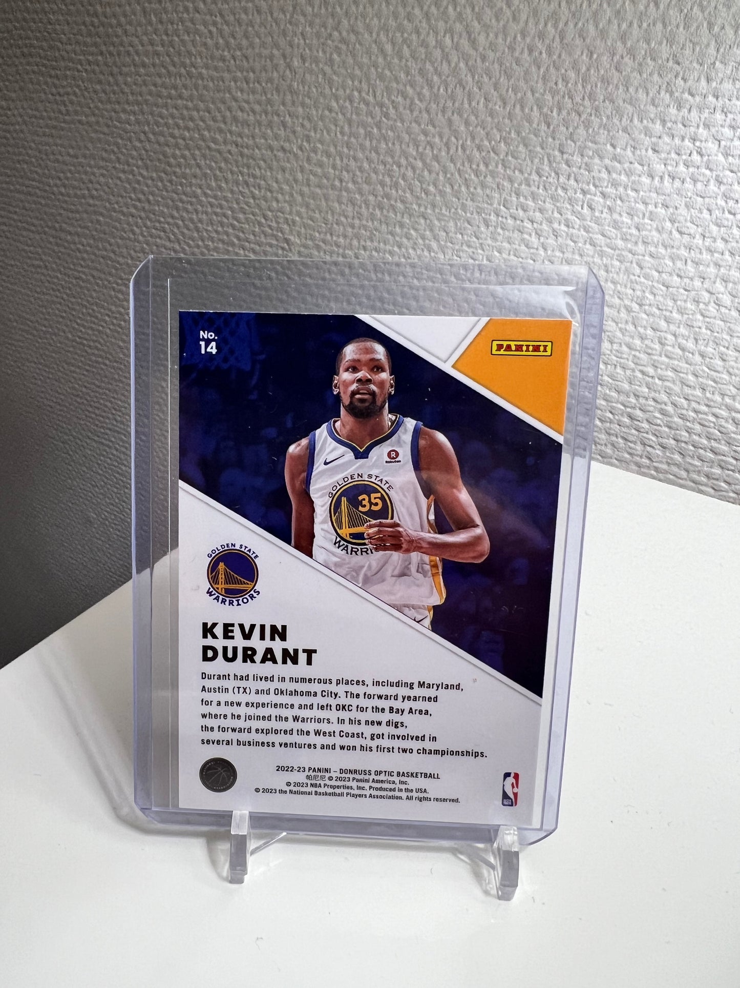 Donruss Optic 22-23 - Kevin Durant Winner Stays - Golden State Warriors