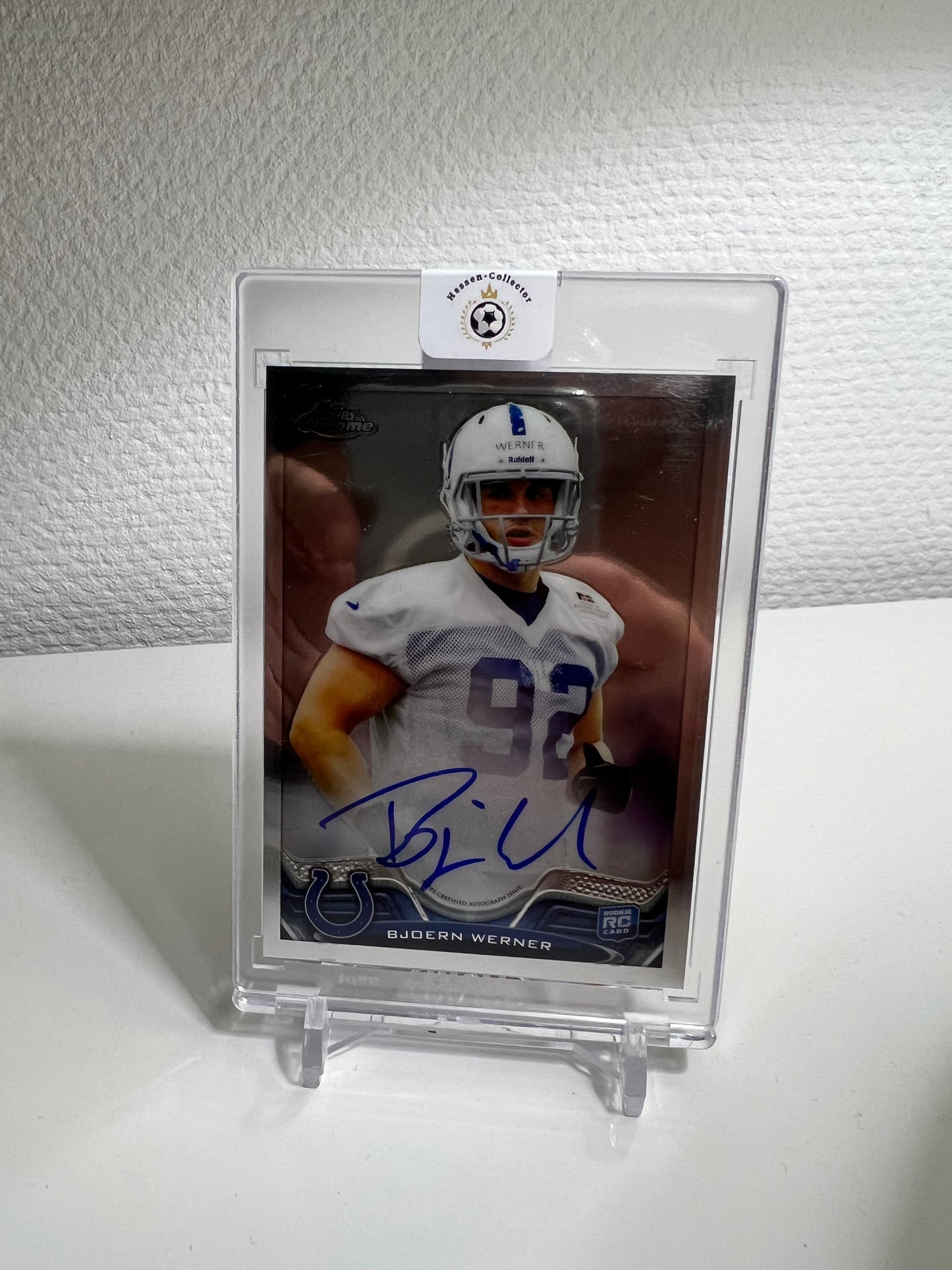 Chrome 13 - Björn Werner OnCard Autograph /600 - Indianapolis Colts