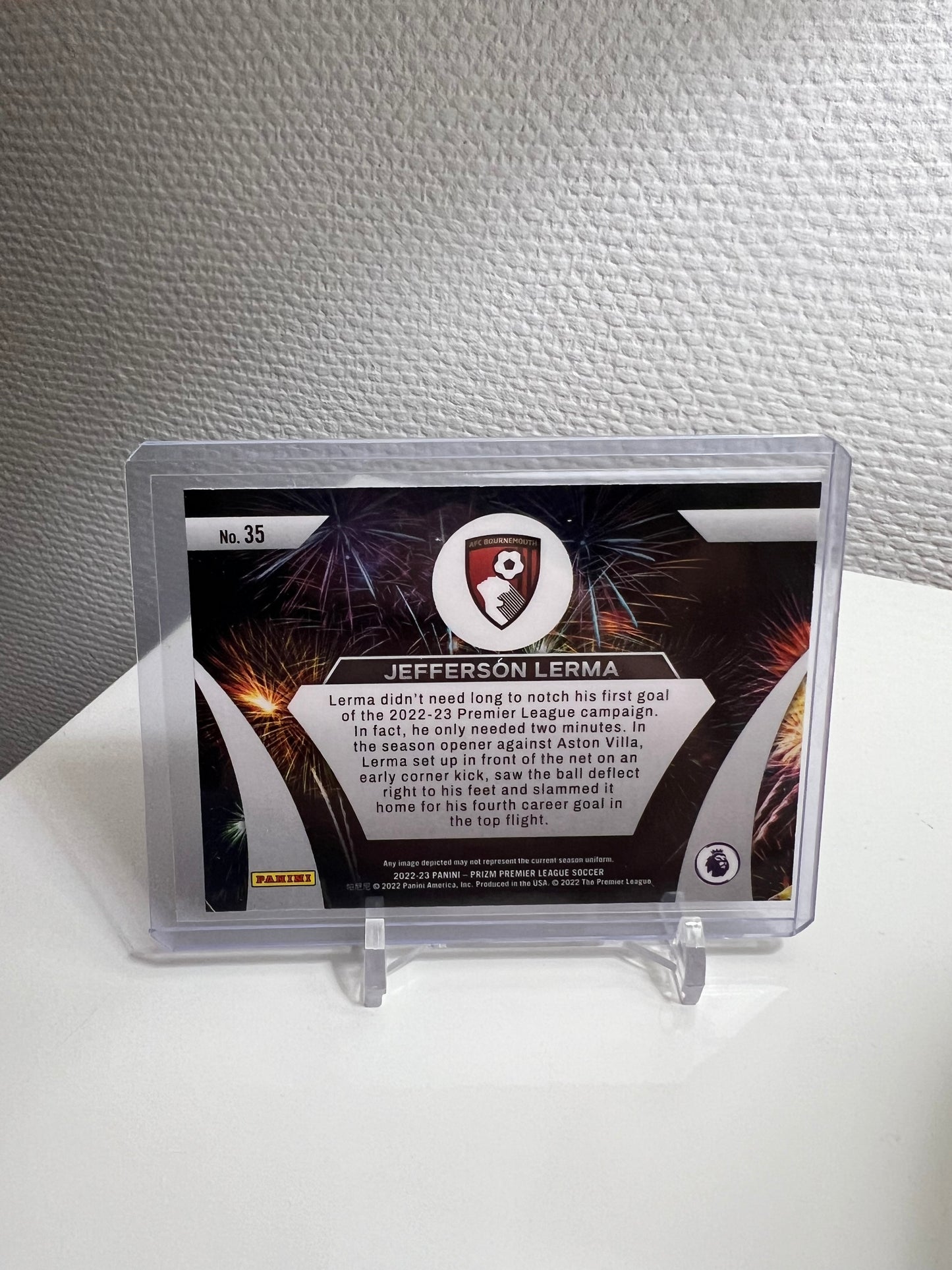 Prizm 22-23 - Jefferson Lerma Fireworks - AFC Bournemouth