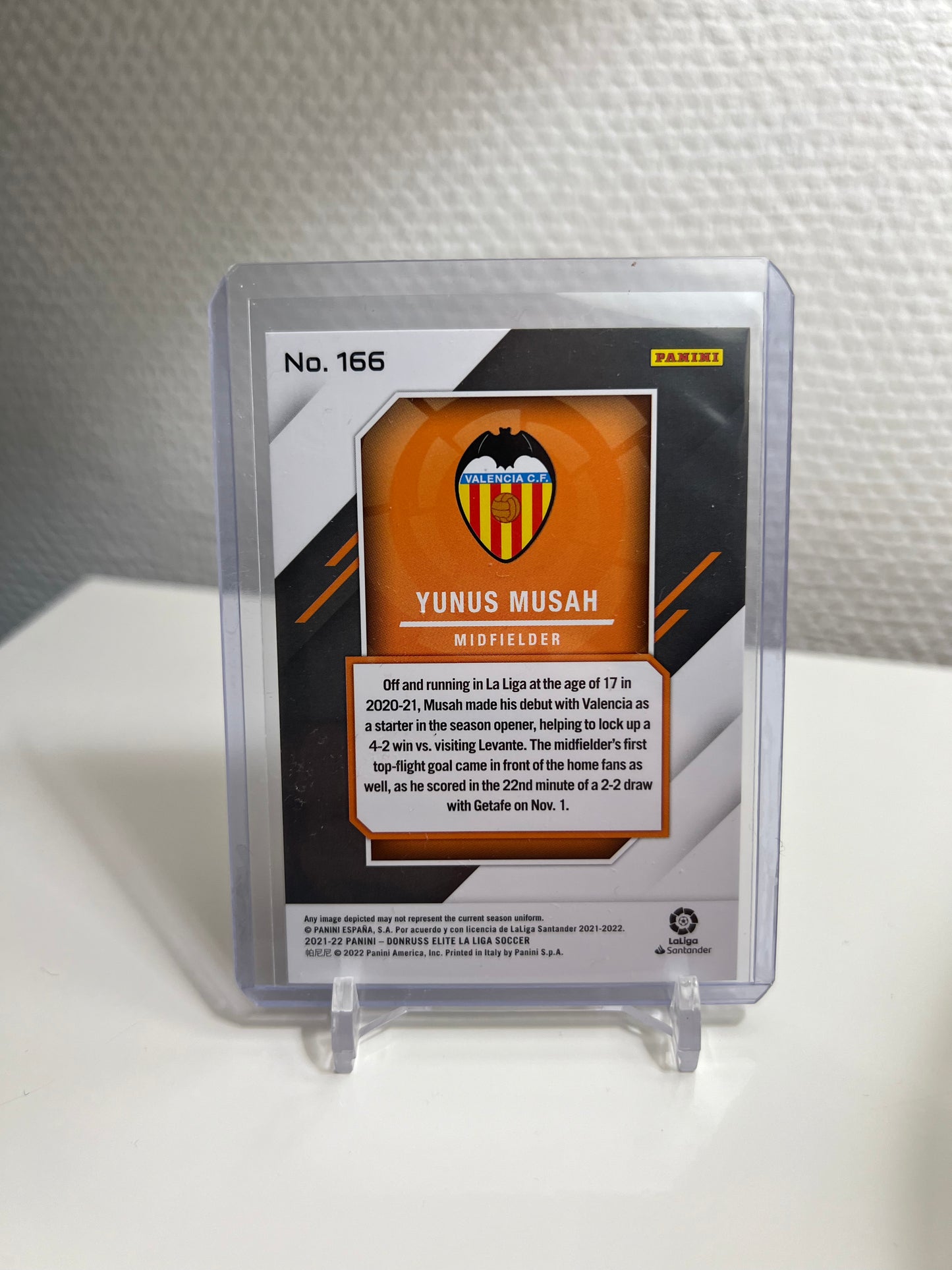 Donruss Elite 21-22 - Yunus Musah Aspirations /75 - FC Valencia