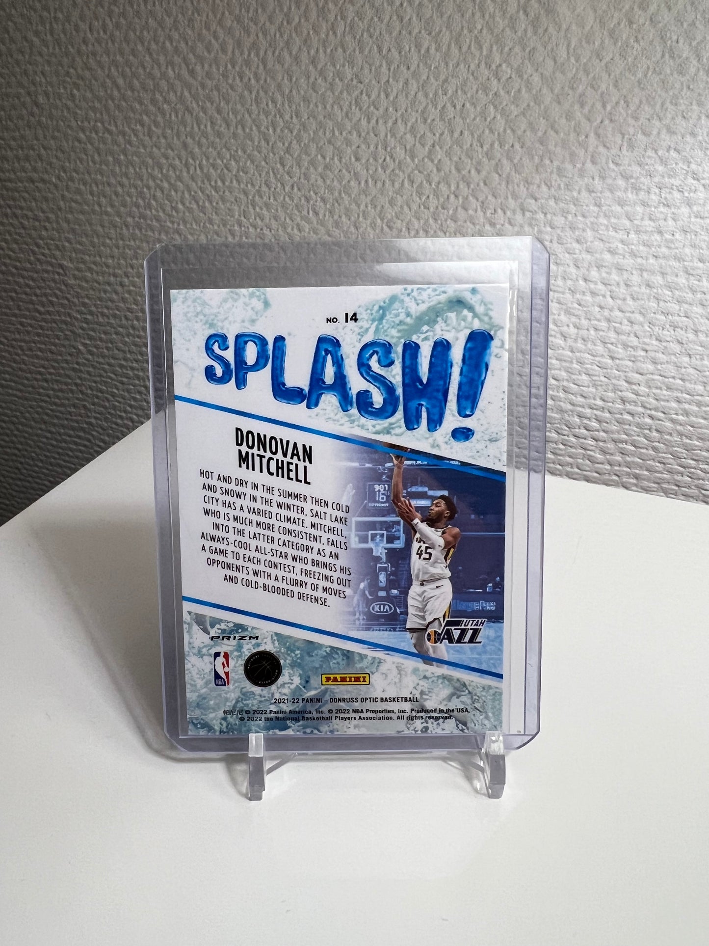Donruss Optic 21-22 - Donovan Mitchell Splash! Prizm - Utah Jazz