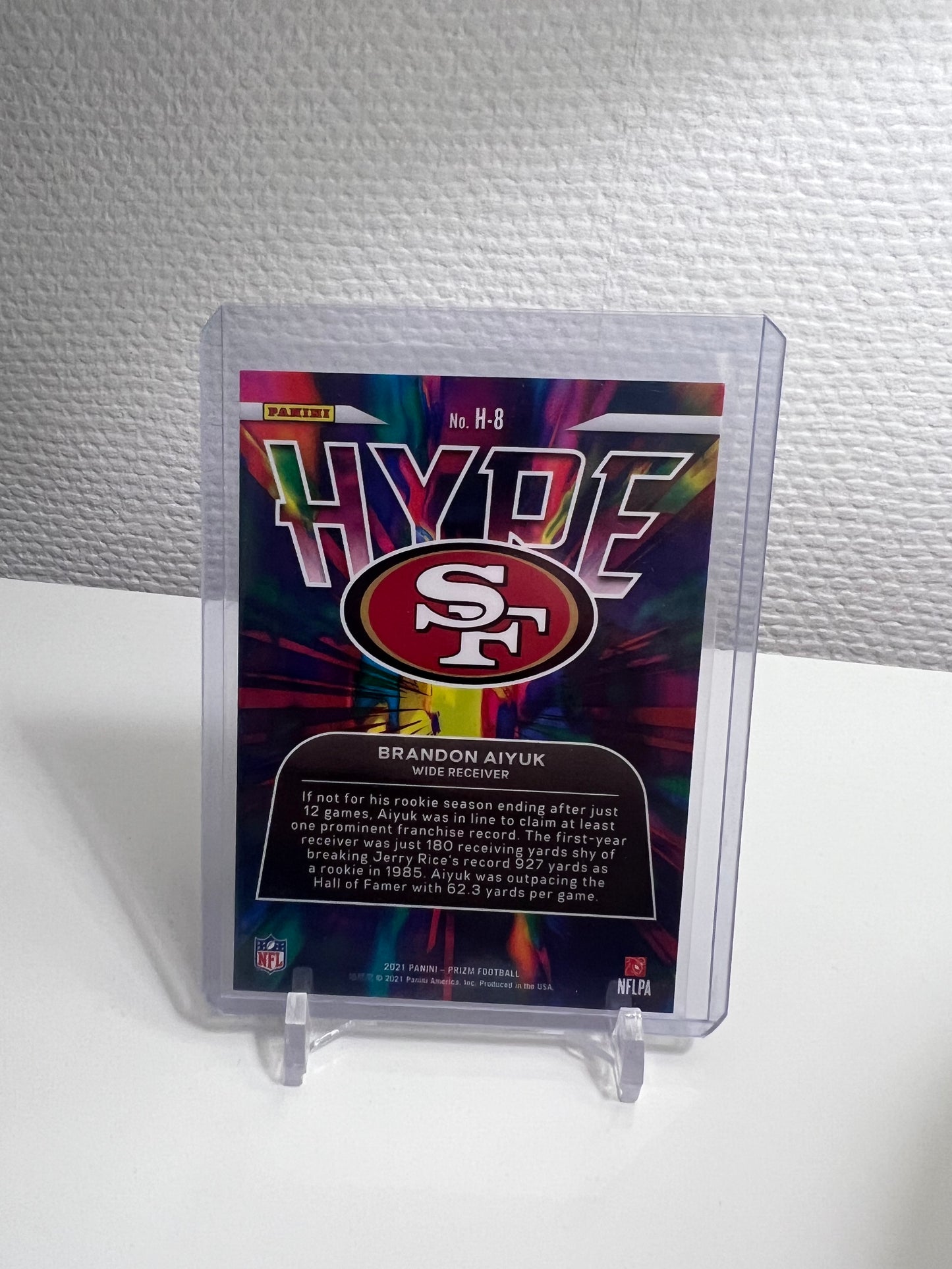 Prizm 21 - Brandon Aiyuk Hype - San Francisco 49ers #H-8