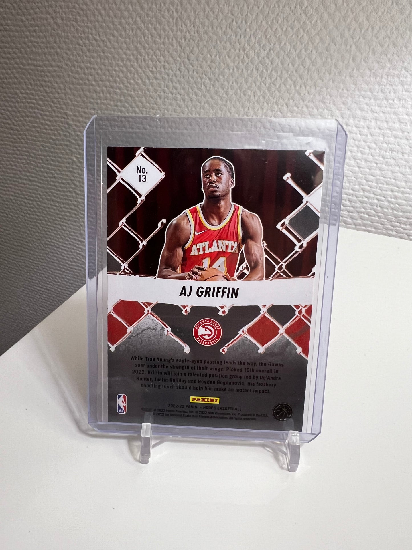 Hoops 22-23 - Aj Griffin We Got Next RC Card - Atlanta Hawks