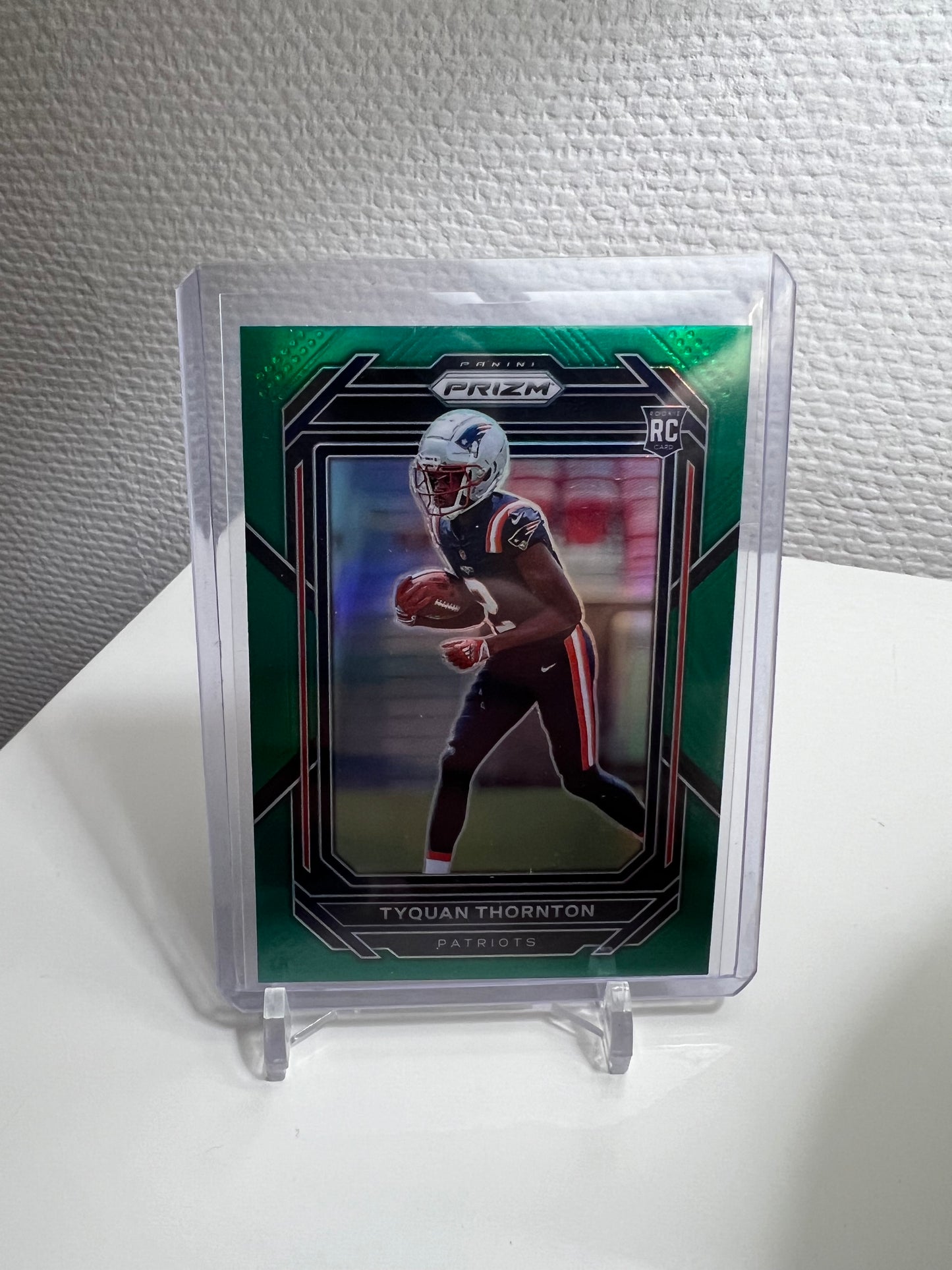 Prizm 22 - Tyquan Thornton Green RC Card - New England Patriots