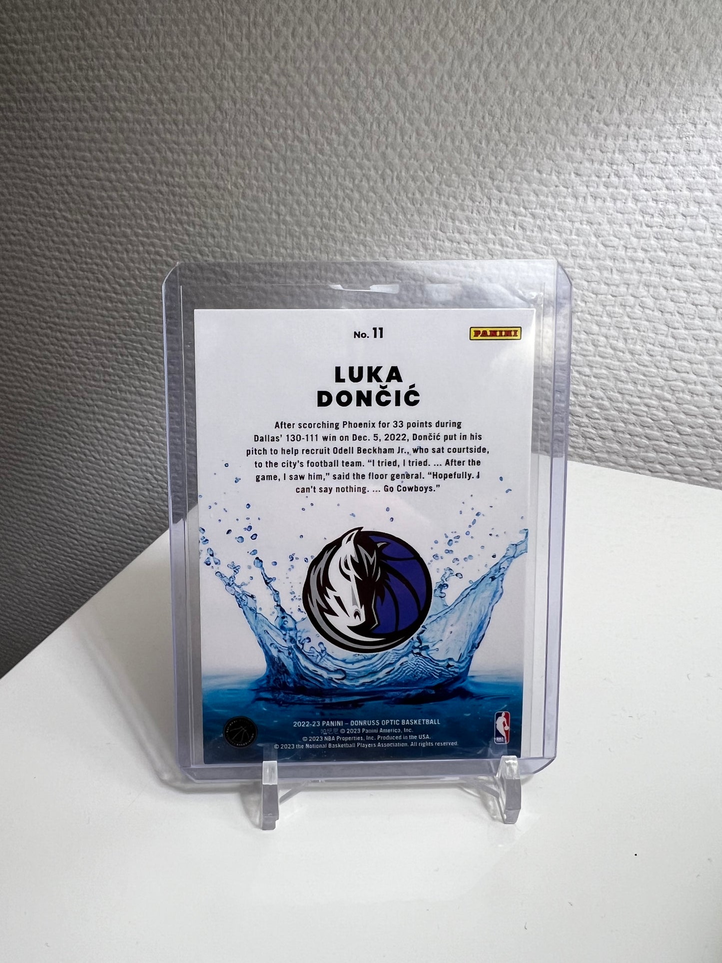 Donruss Optic 22-23 - Luka Doncic Splash ! - Dallas Mavericks