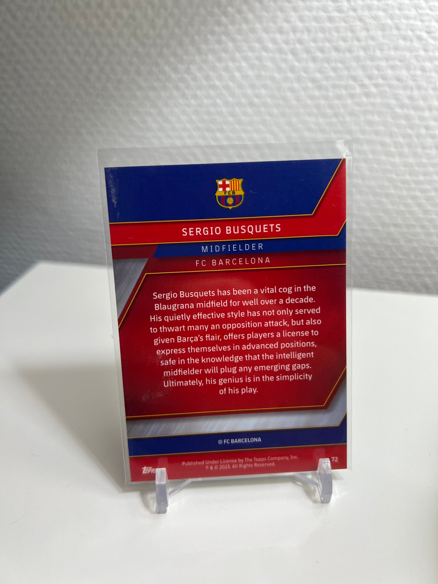 Chrome 22-23 - Sergio Busquets Action - FC Barcelona