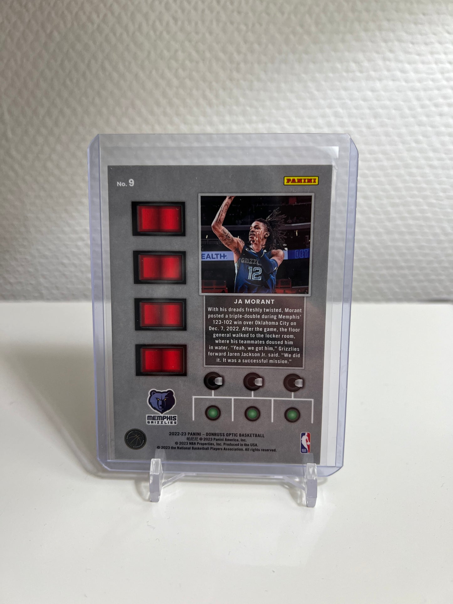 Donruss Optic 22-23 - Ja Morant T-Minus 3..2..1.. - Memphis Grizzlies