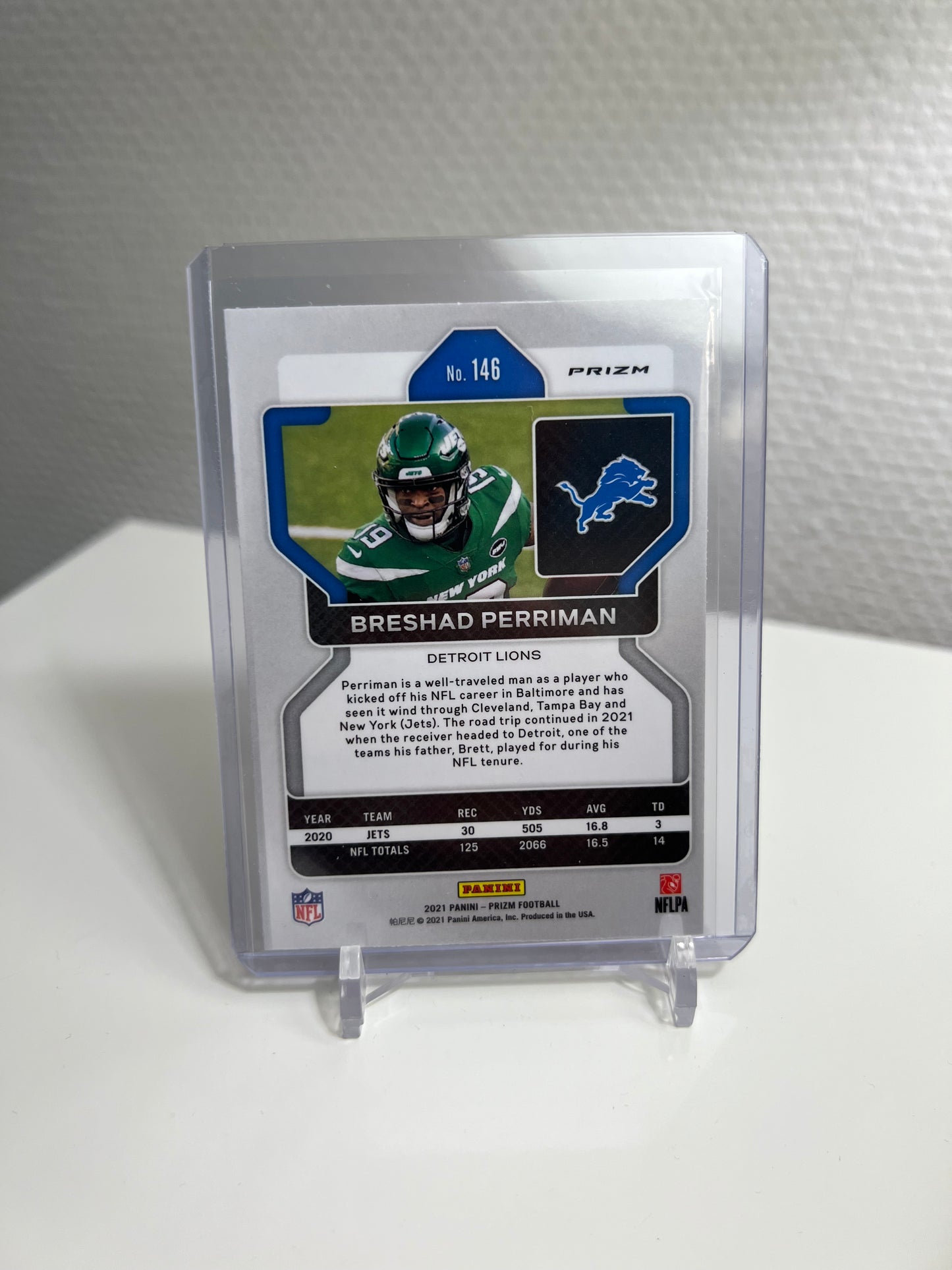 Panini Prizm 21 - Breshad Perriman Tri-Color - Detroit Lions