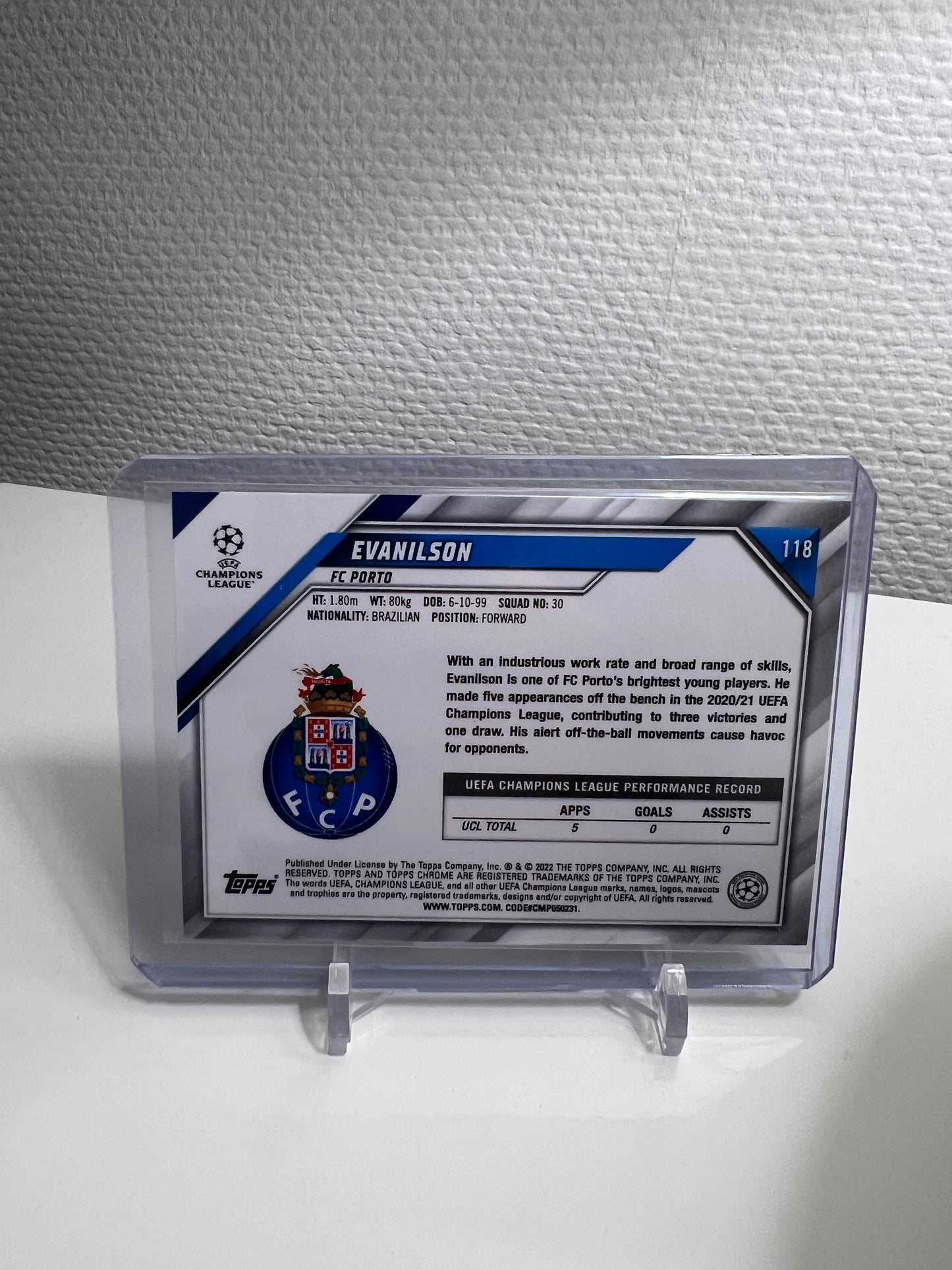 Chrome 21-22 - Evanilson Ray Wave - FC Porto
