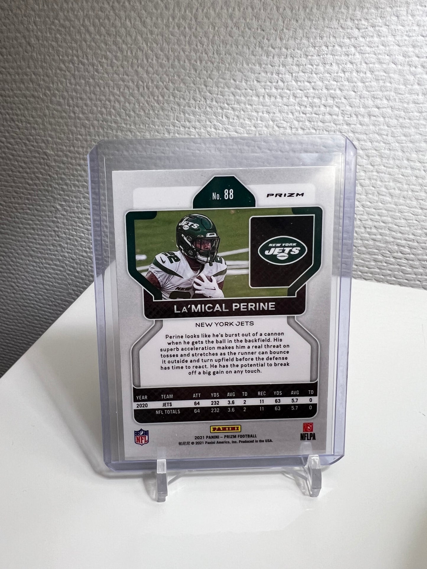 Prizm 21 - La Mical Perine Green Pulsar - New York Jets