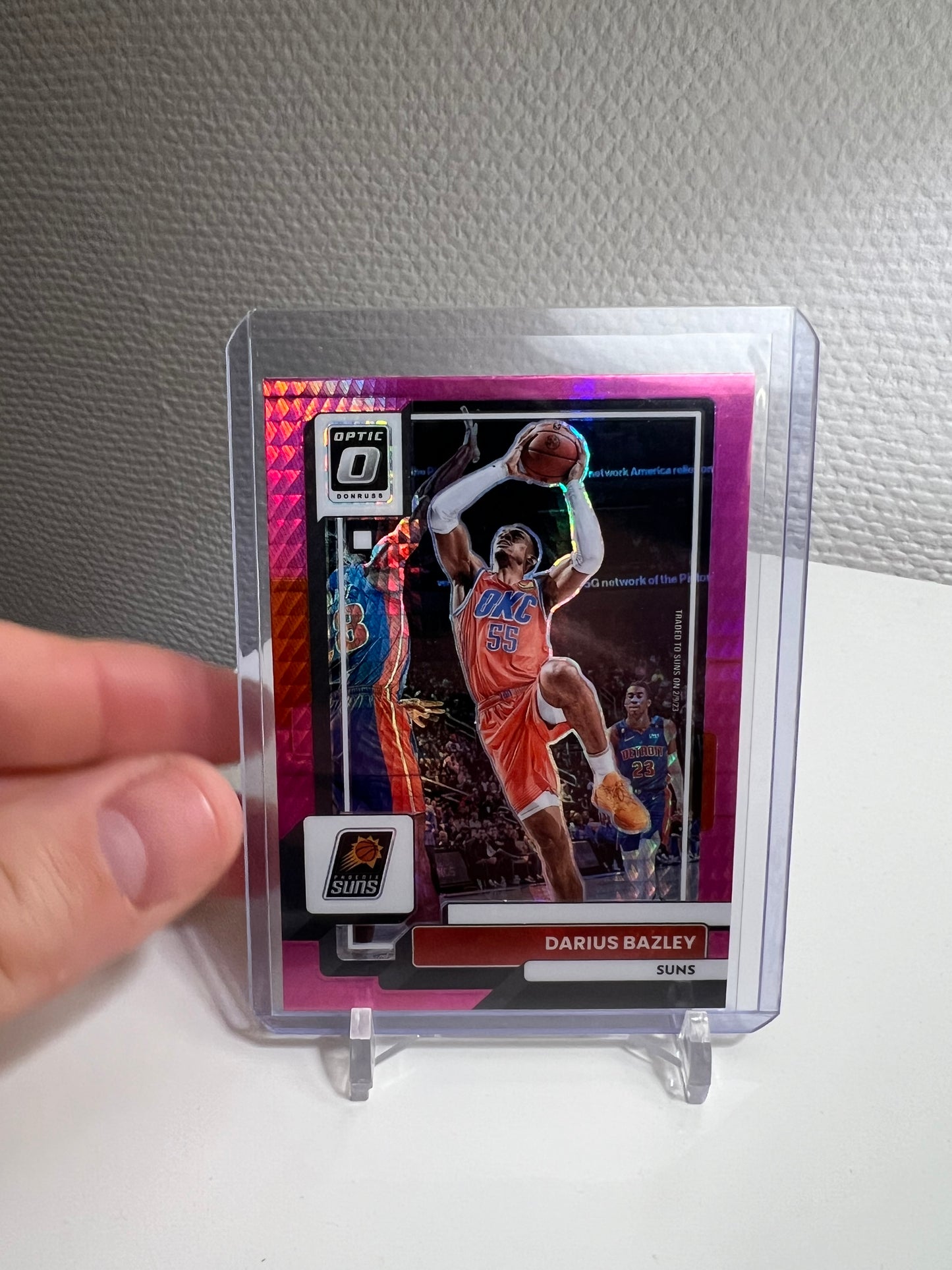 Donruss Optic 22-23 - Darius Bazley Hyper Pink Prizm - Phoenix Suns