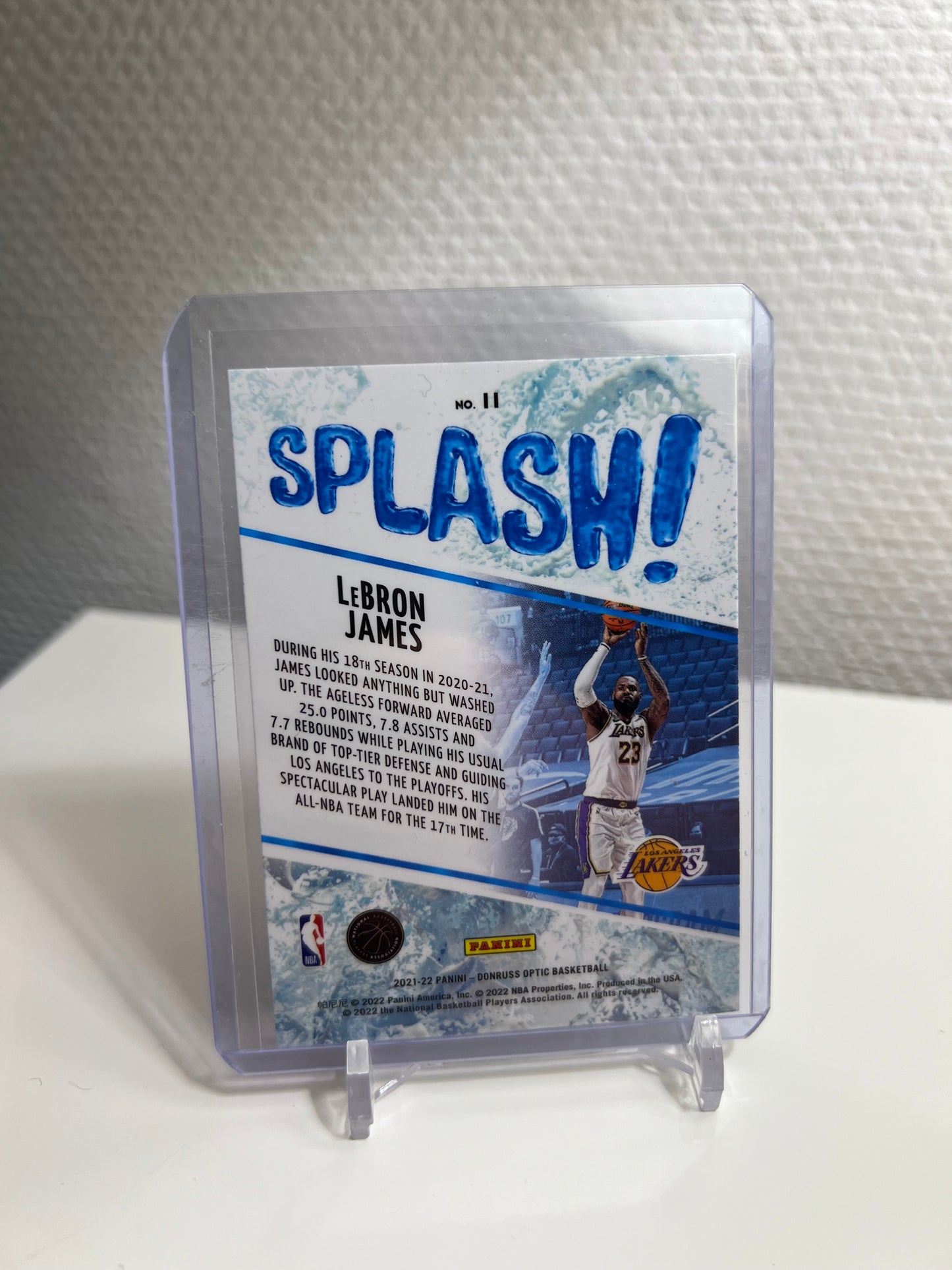 Donruss Optic 21-22 - LeBron James Splash! - Los Angeles Lakers