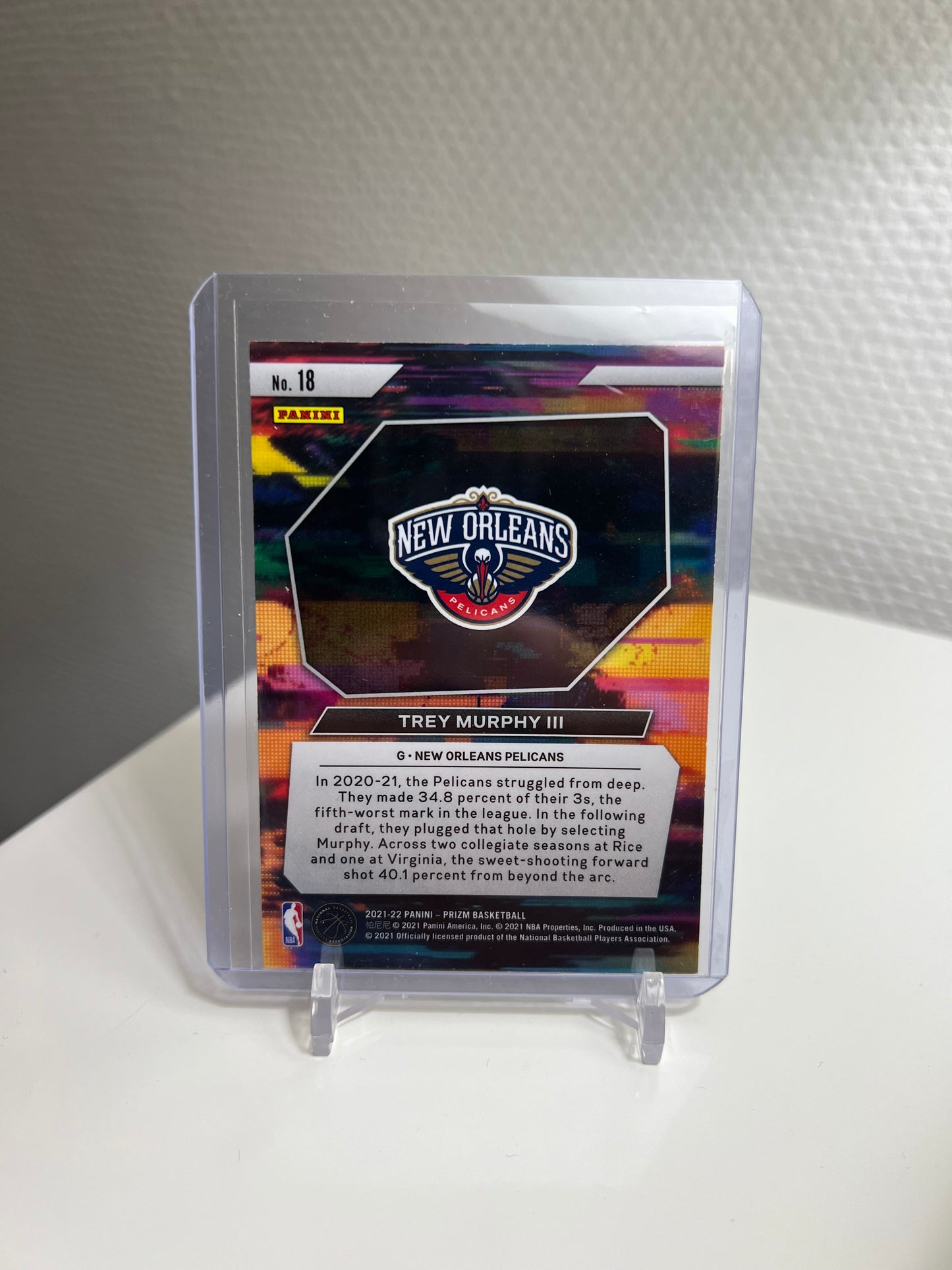 Prizm 21-22 - Trey Murphy III Instant Impact RC Card - New Orleans Pelicans
