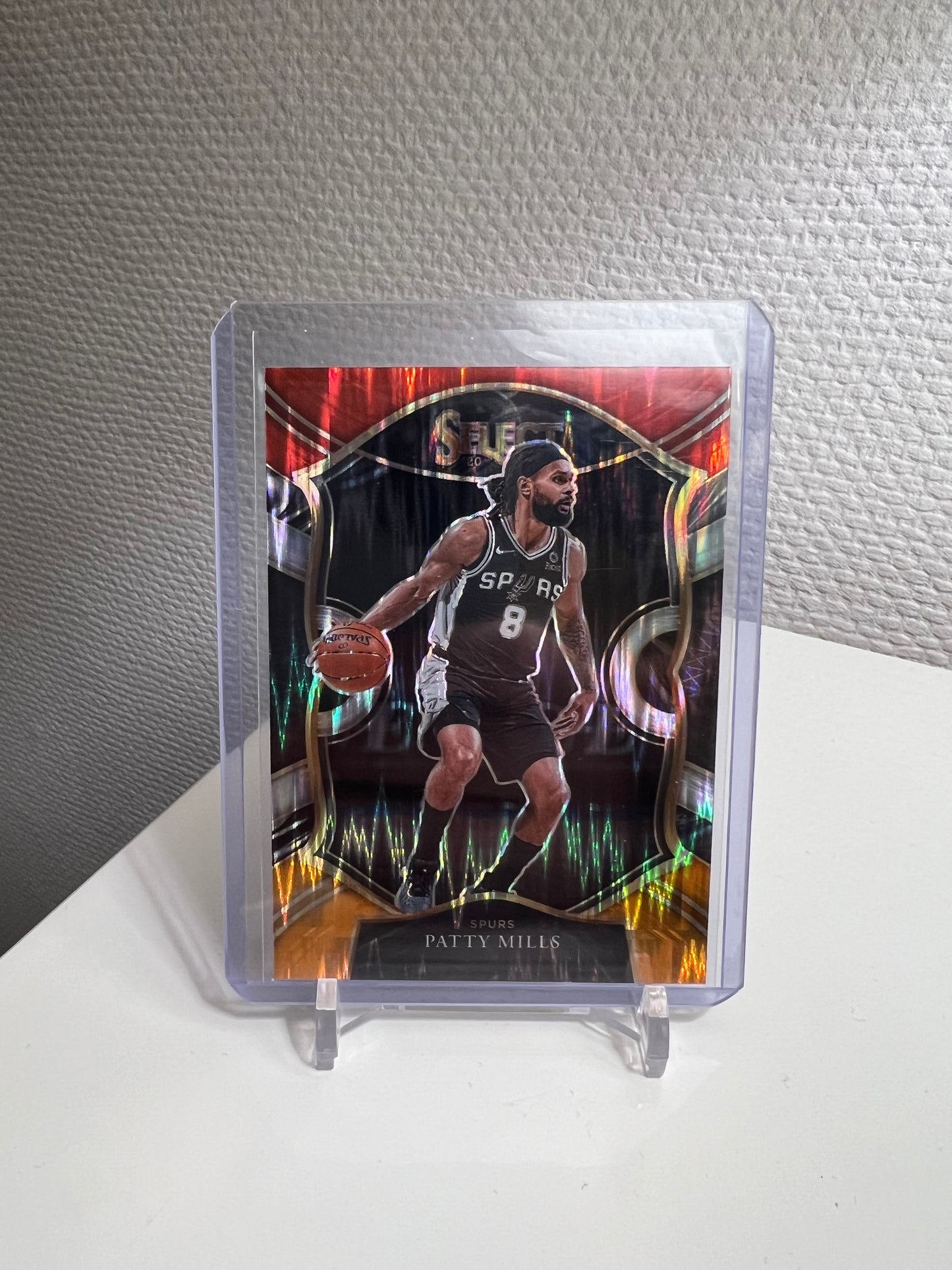 Select 20-21 - Patty Mills Prizm Tri-Color Shimmer - San Antonio Spurs