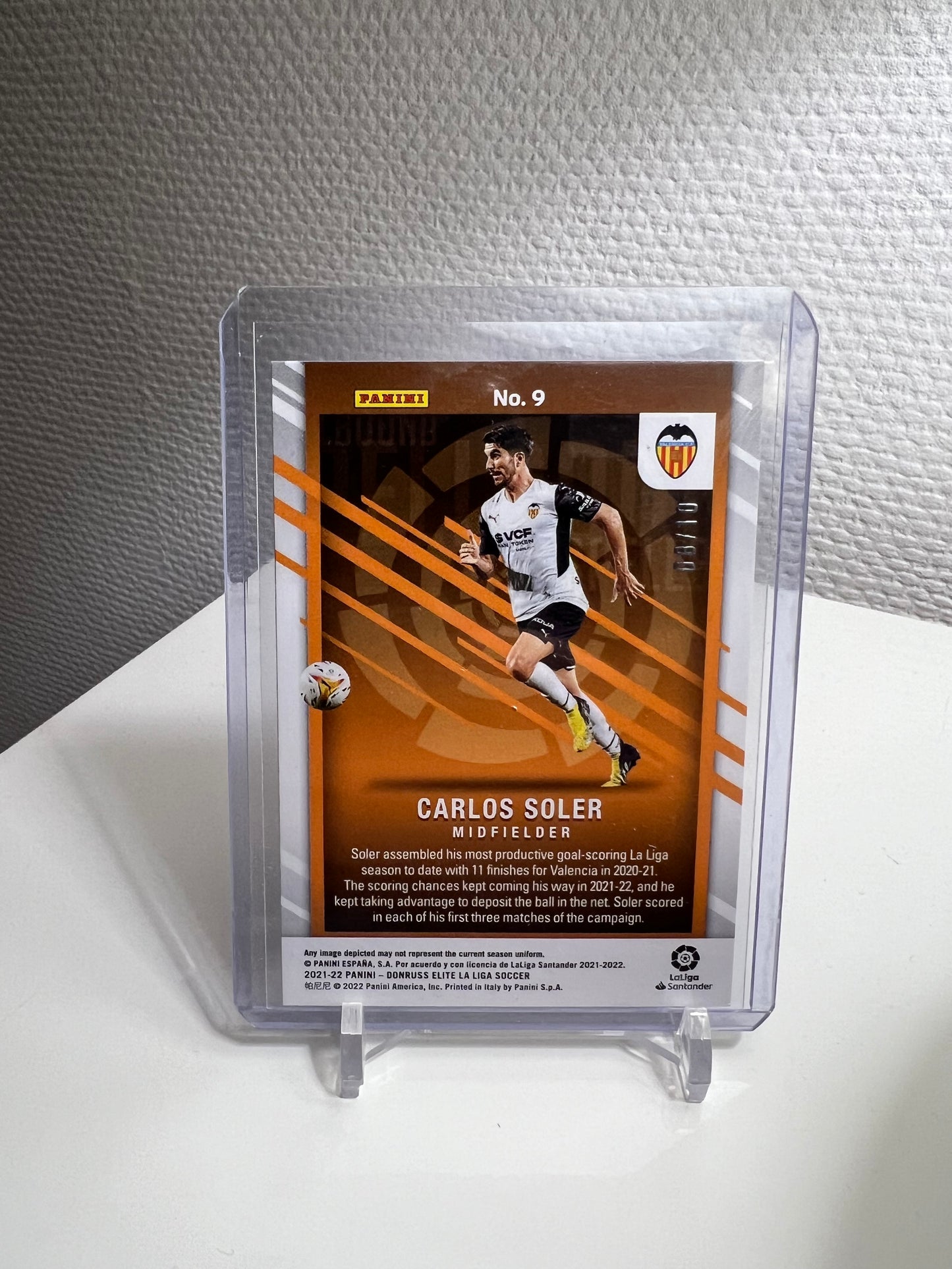 Donruss Elite 21-22 - Carlos Soler Spellbound E /10 Silver - FC Valencia