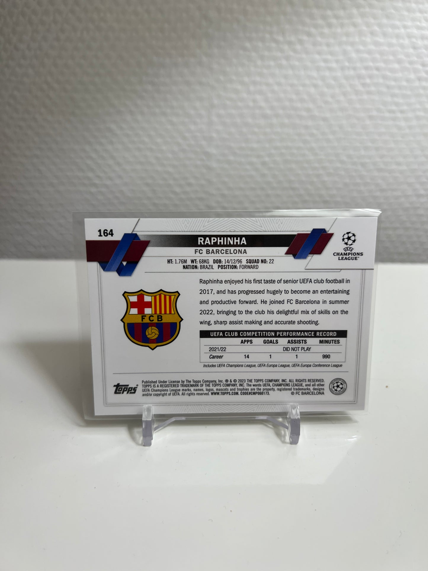 Chrome 22-23 - Raphinha - FC Barcelona