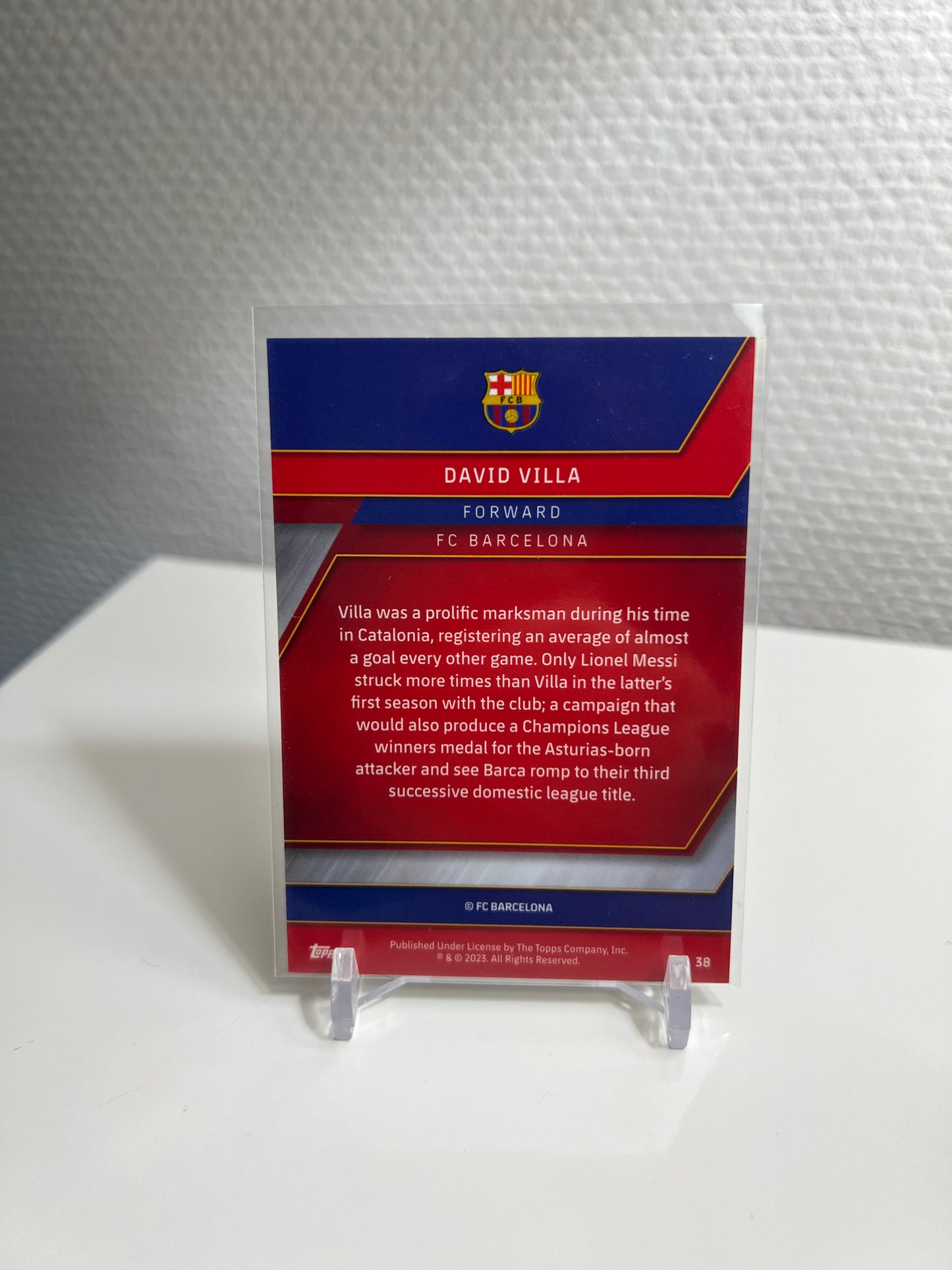 Chrome 22-23 - David Villa Profile - FC Barcelona