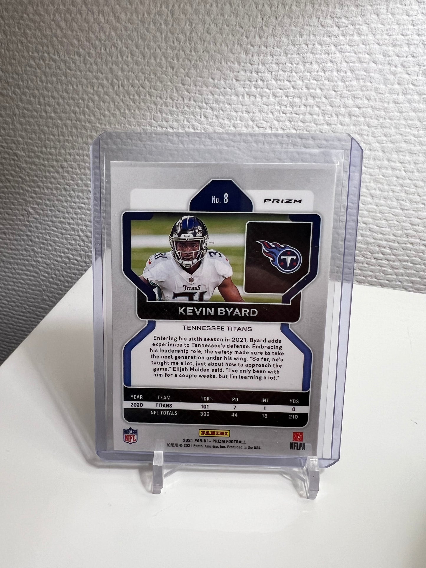 Prizm 21 - Kevin Byard Silver Holo - Tennessee Titans