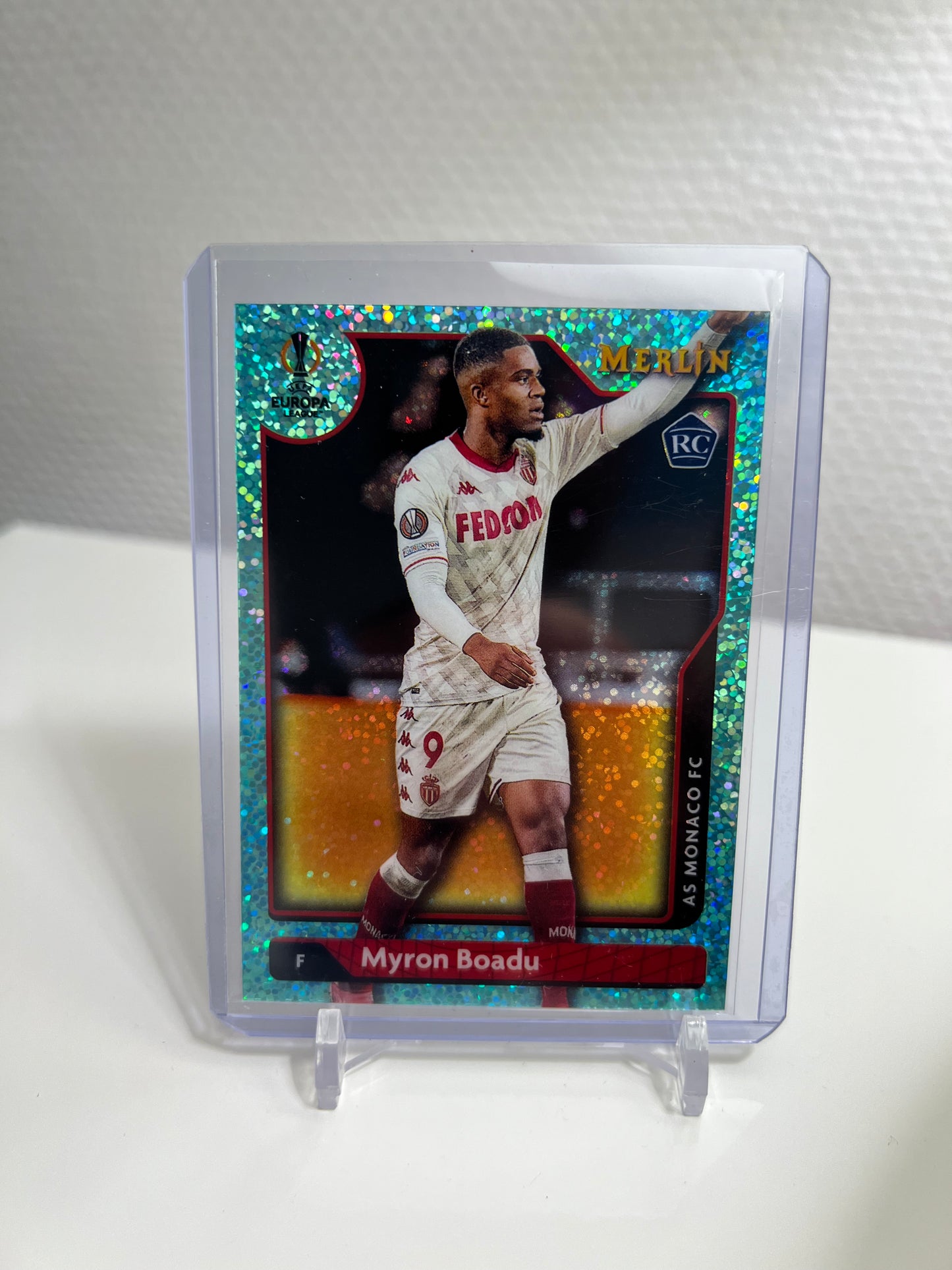 Merlin 21-22 - Myron Boadu Aqua Speckle /199 - AS Monaco