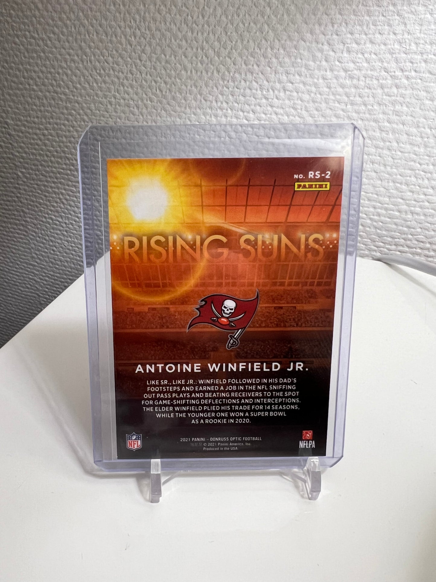 Donruss Optic 21 - Antoine Winfield Jr. Rising Suns - Tampa Bay Buccaneers #RS-2