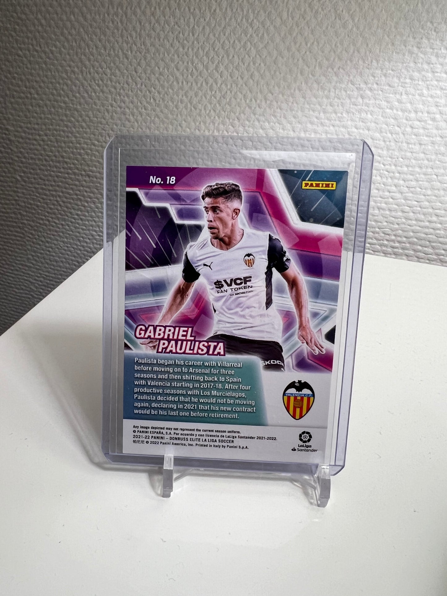 Donruss Elite 21-22 - Gabriel Paulista Star Status - FC Valencia
