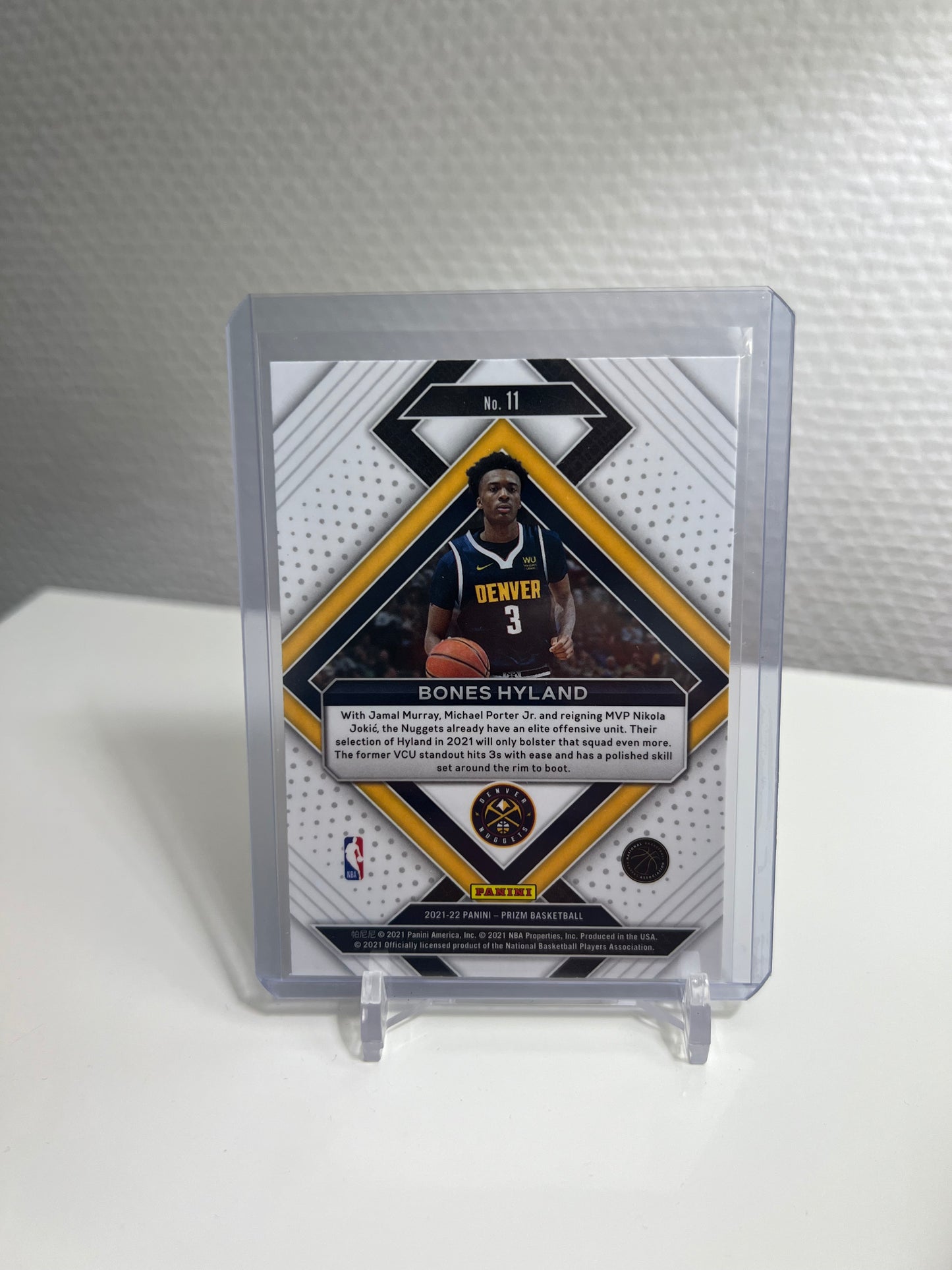 Prizm 21-22 - Bones Hyland Emergent RC Card - Denver Nuggets