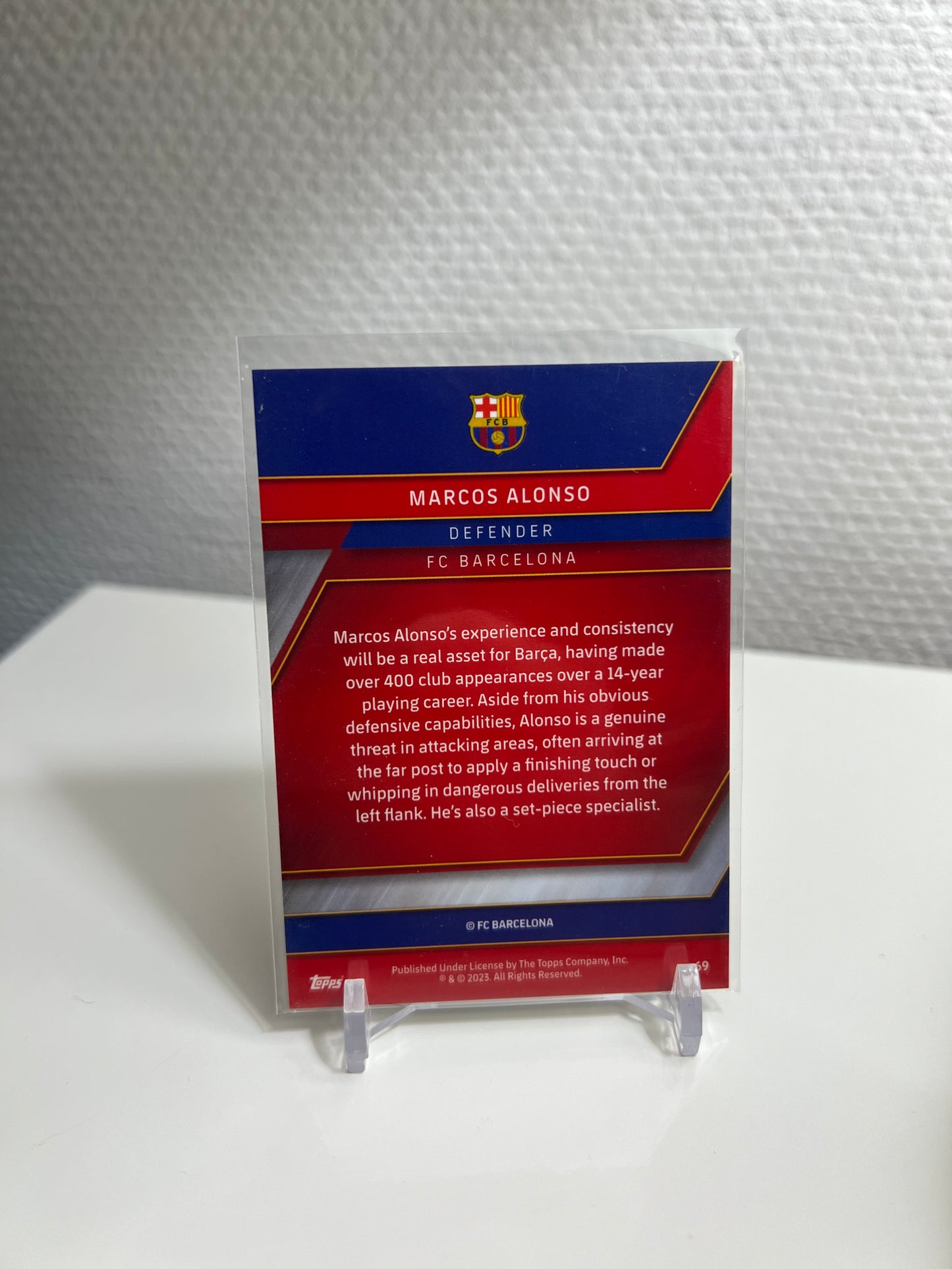 Chrome 22-23 - Marcos Alonso Action - FC Barcelona