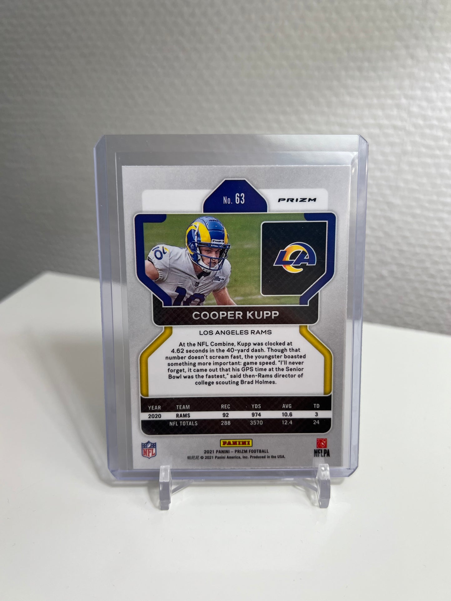 Panini Prizm 21 - Cooper Kupp Tri-Color - Los Angeles Rams