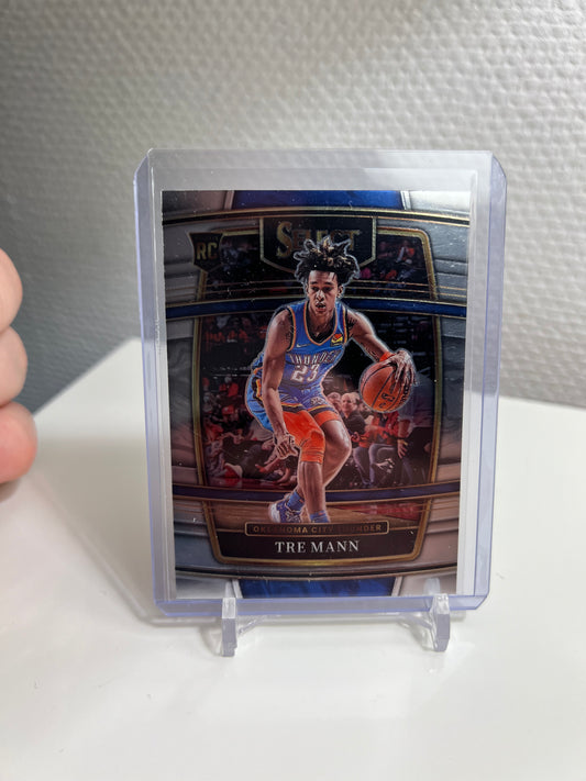 Select 21-22 - Tre Mann Concourse RC Card - Oklahoma City Thunder