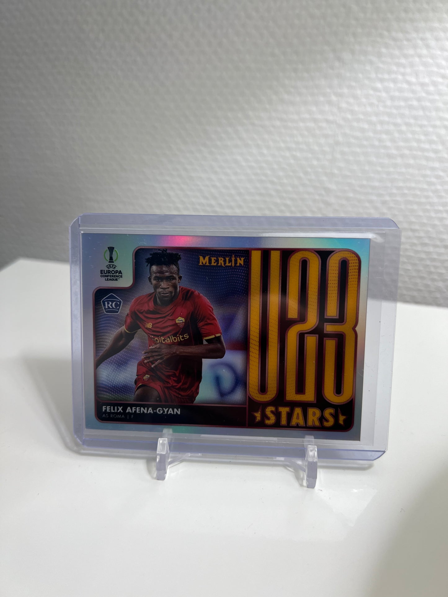 Merlin 21-22 - Felix Afena-Gyan U23 Stars RC Card - AS Rom #U23-15