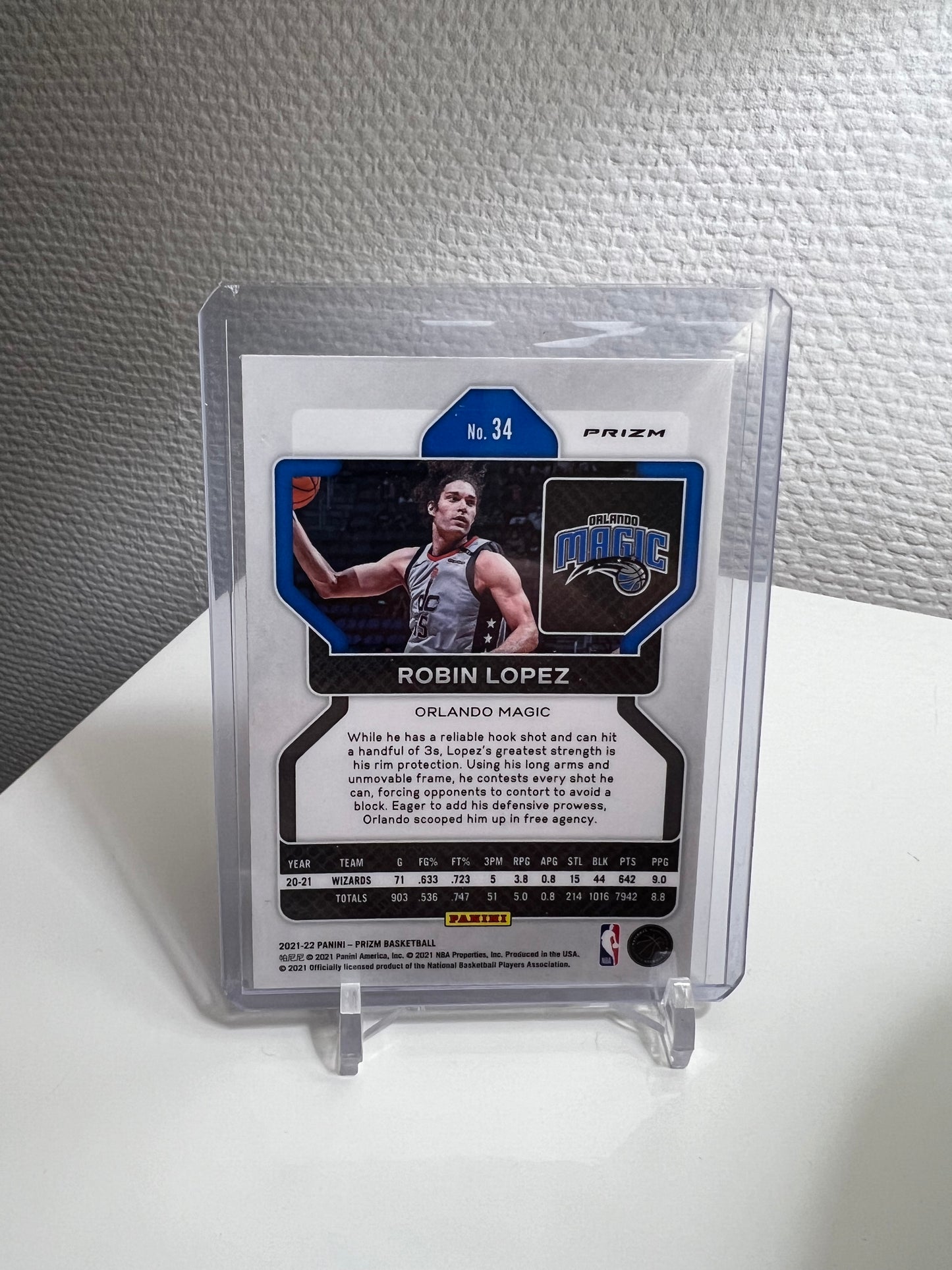 Prizm 21-22 - Robin Lopez Silver Pulsar - Orlando Magic
