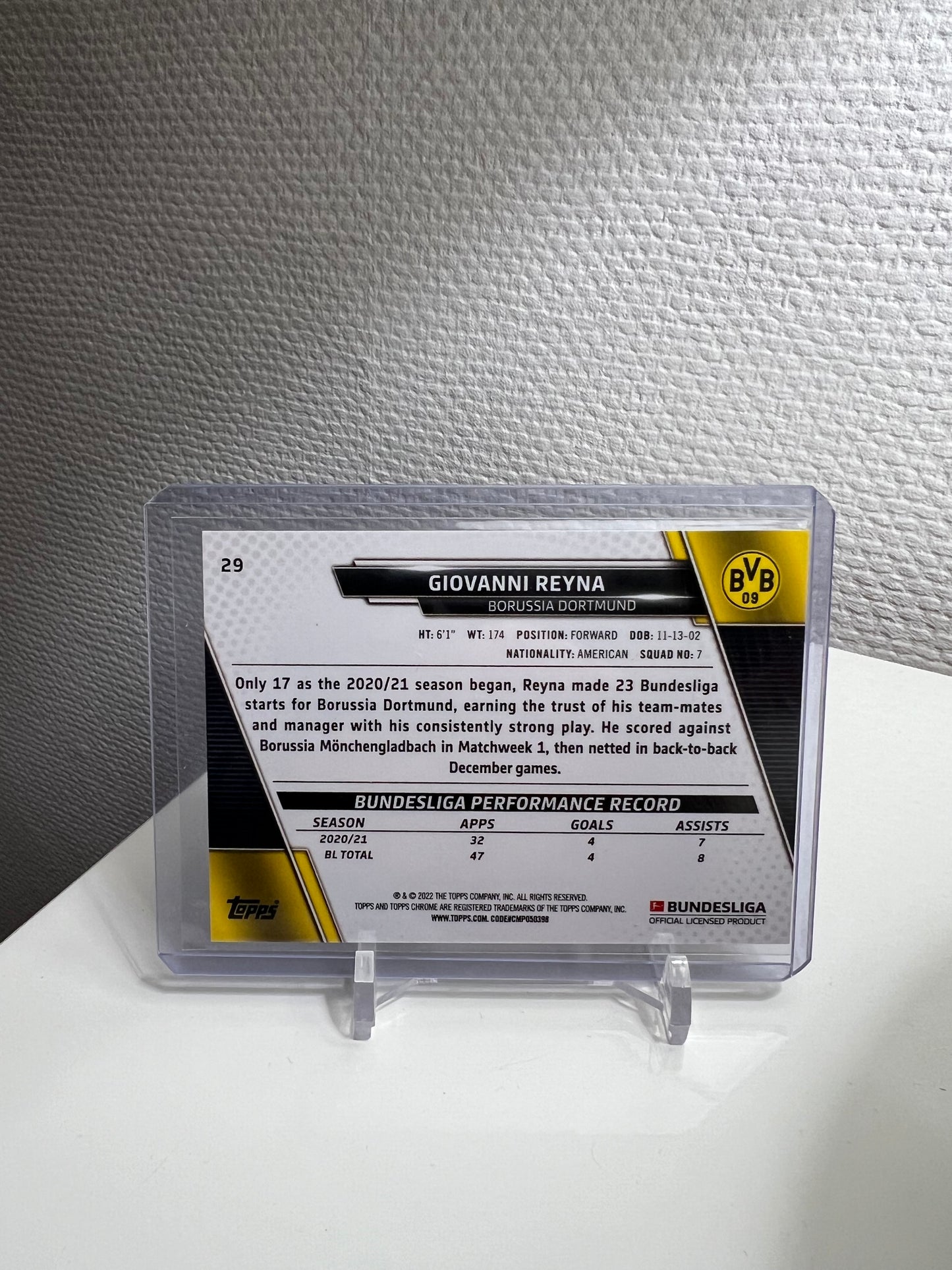 Chrome Sapphire 21-22 - Giovanni Reyna - Borussia Dortmund